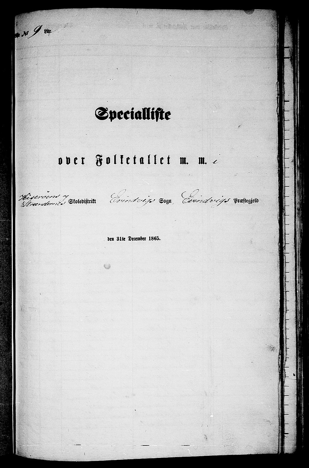 RA, Folketelling 1865 for 1411P Eivindvik prestegjeld, 1865, s. 121