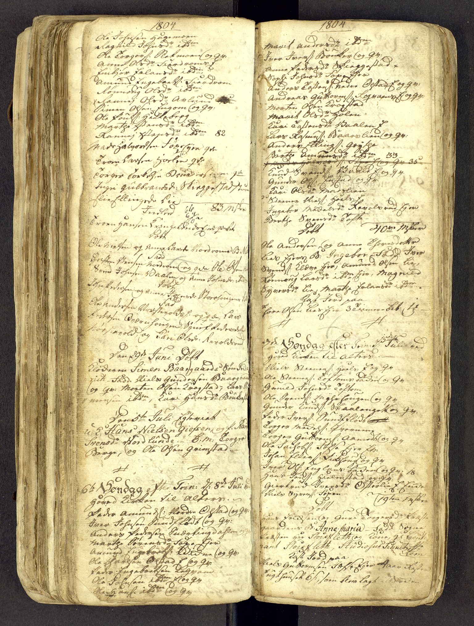 Gausdal prestekontor, AV/SAH-PREST-090/H/Ha: Kladd til kirkebok nr. -, 1794-1811