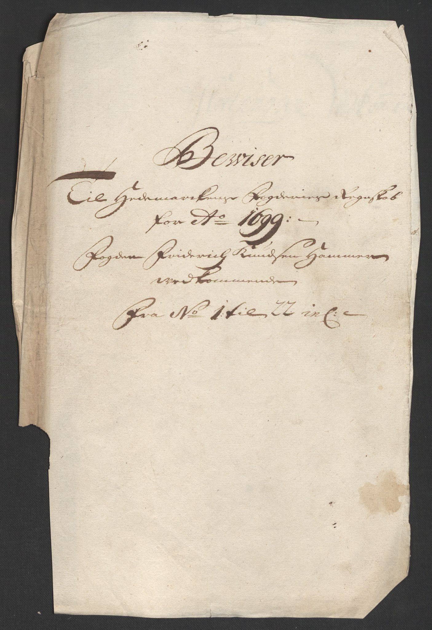 Rentekammeret inntil 1814, Reviderte regnskaper, Fogderegnskap, AV/RA-EA-4092/R16/L1038: Fogderegnskap Hedmark, 1699, s. 31