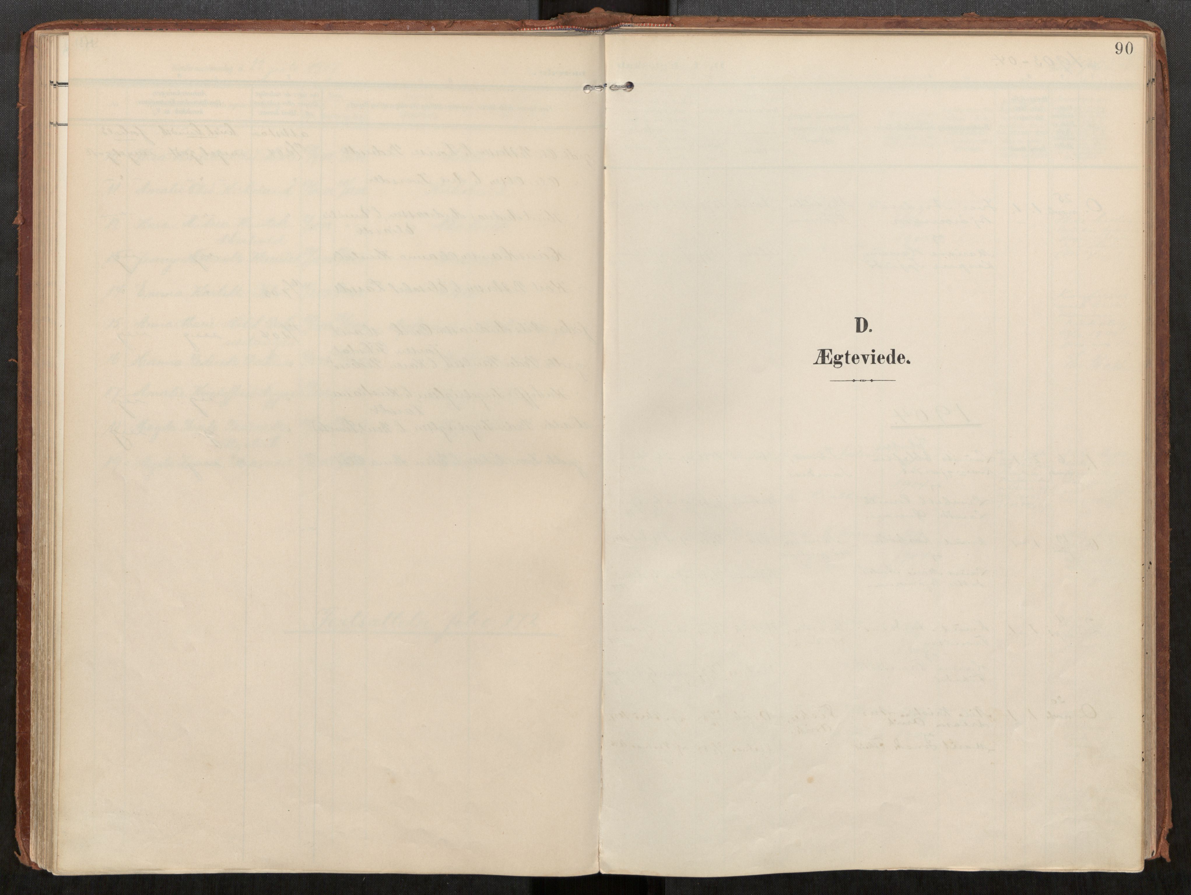 Ministerialprotokoller, klokkerbøker og fødselsregistre - Møre og Romsdal, SAT/A-1454/563/L0740: Ministerialbok nr. 563A02, 1903-1923, s. 90