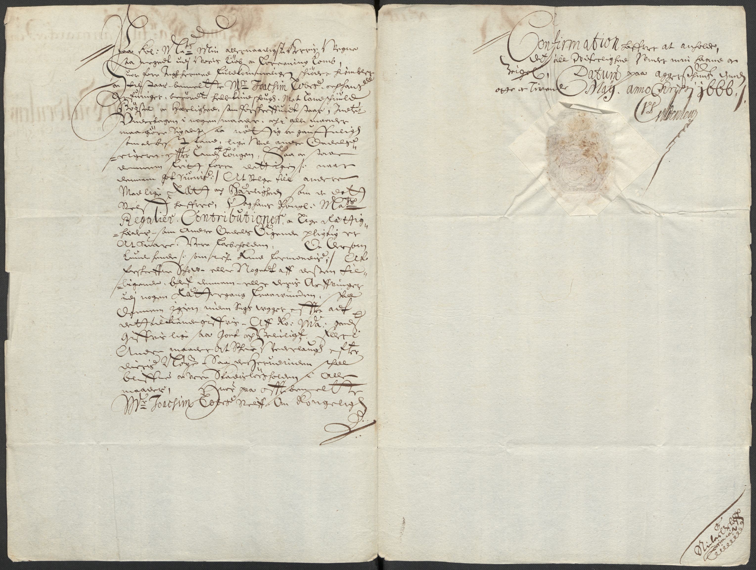 Rentekammeret, Kammerkanselliet, RA/EA-3111/G/Gg/Ggj/Ggja/L0001b: Skjøter utstedt av myndigheter i Norge og senere ombyttet med kongelige konfirmasjonsskjøter, 1663-1669, s. 14