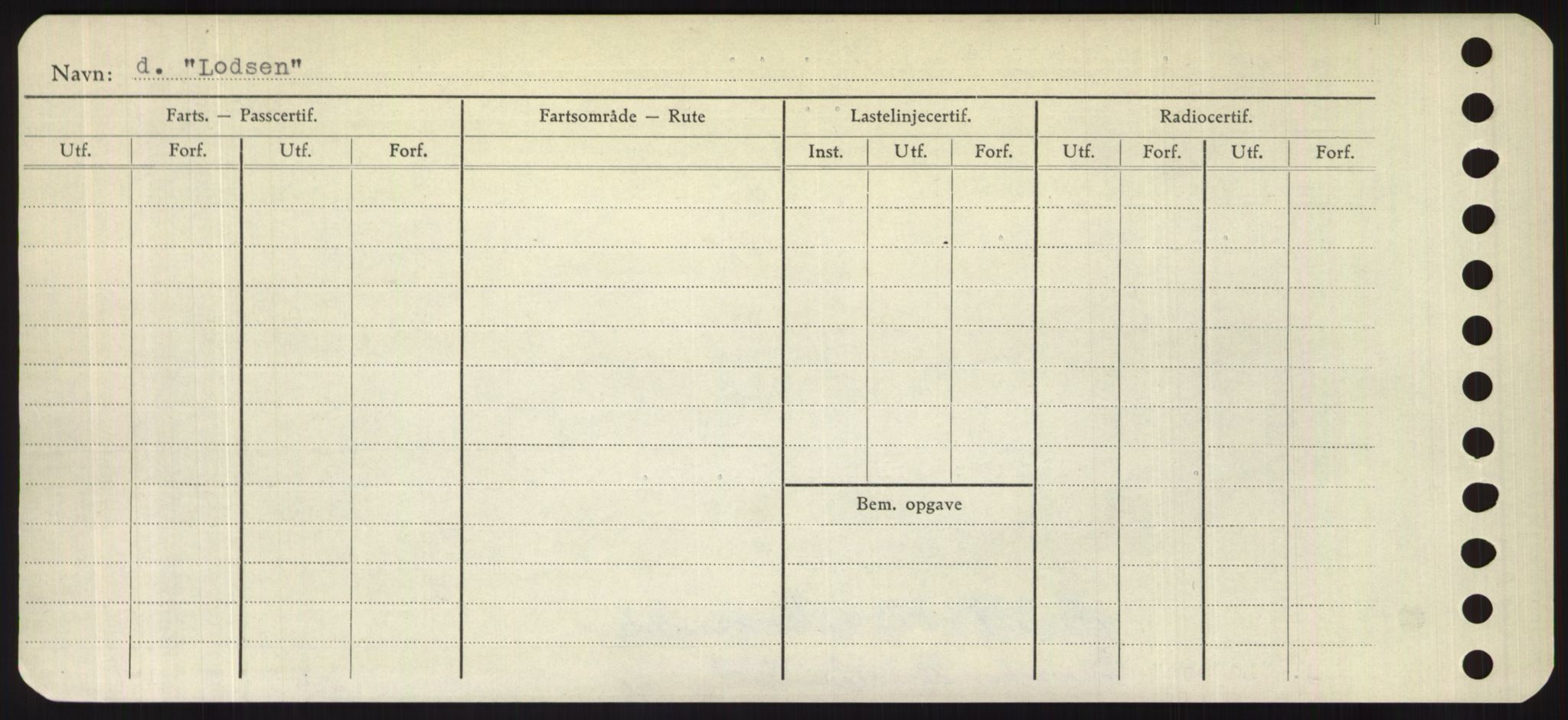 Sjøfartsdirektoratet med forløpere, Skipsmålingen, RA/S-1627/H/Hd/L0023: Fartøy, Lia-Løv, s. 274