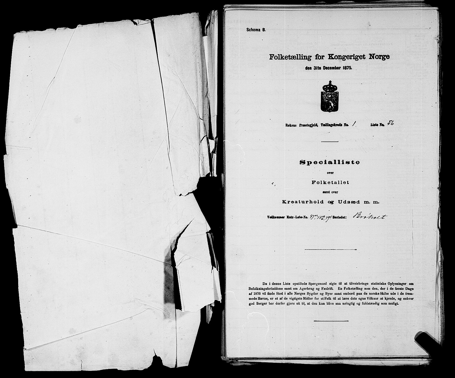 SAKO, Folketelling 1875 for 0627P Røyken prestegjeld, 1875, s. 33