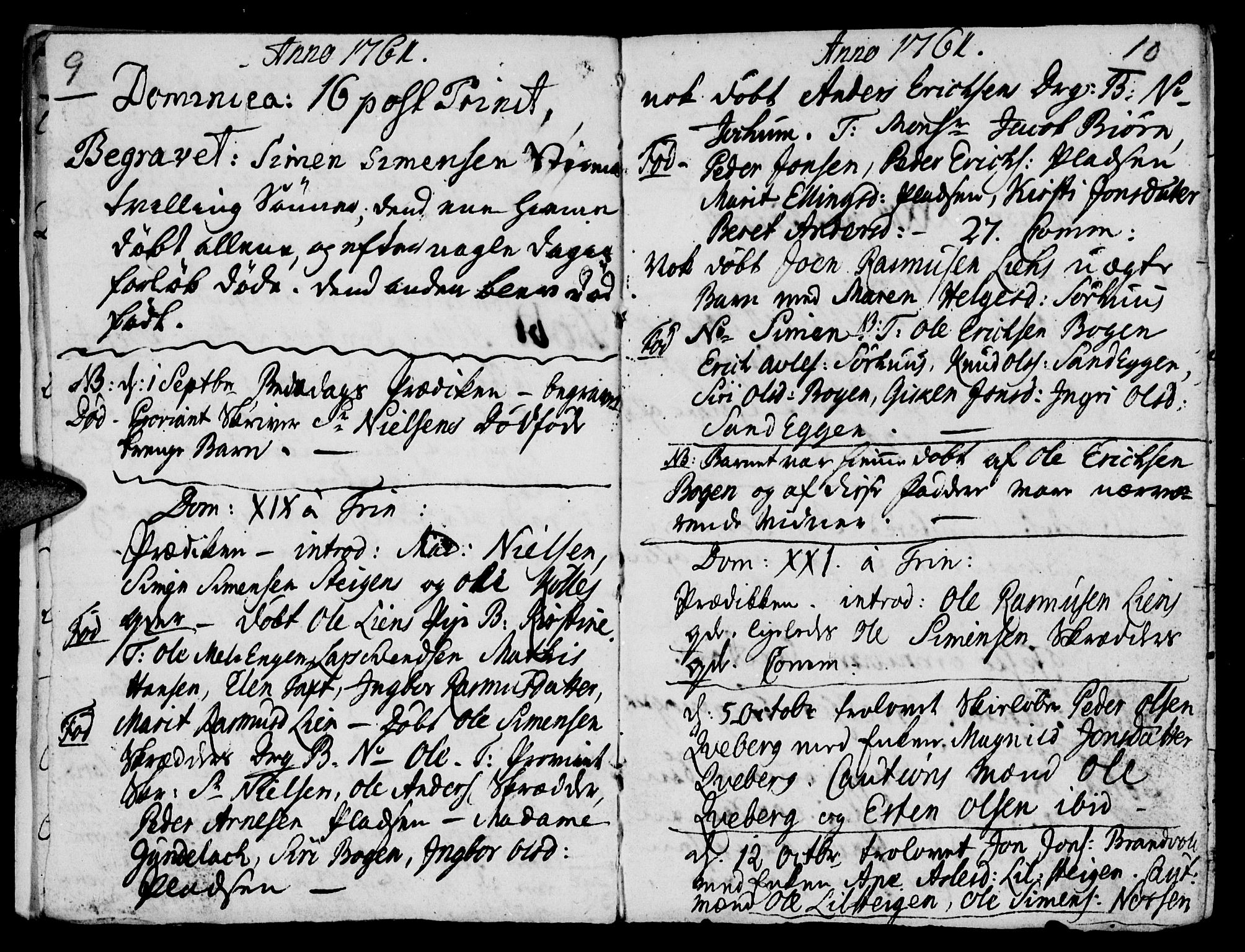 Tynset prestekontor, AV/SAH-PREST-058/H/Ha/Haa/L0004: Ministerialbok nr. 4, 1761-1763, s. 9-10