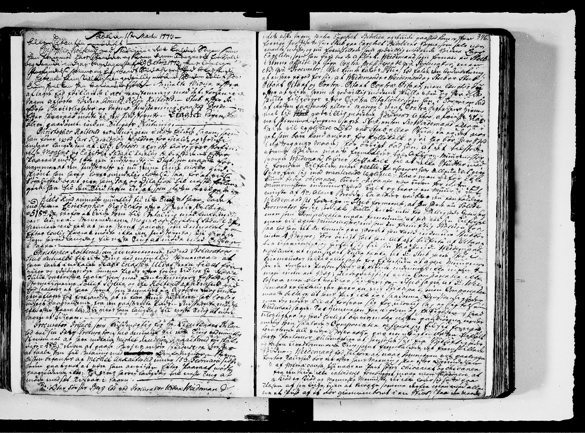 Hadeland, Land og Valdres sorenskriveri, SAH/TING-028/G/Gb/L0071: Tingbok - Valdres, 1768-1776, s. 345b-346a