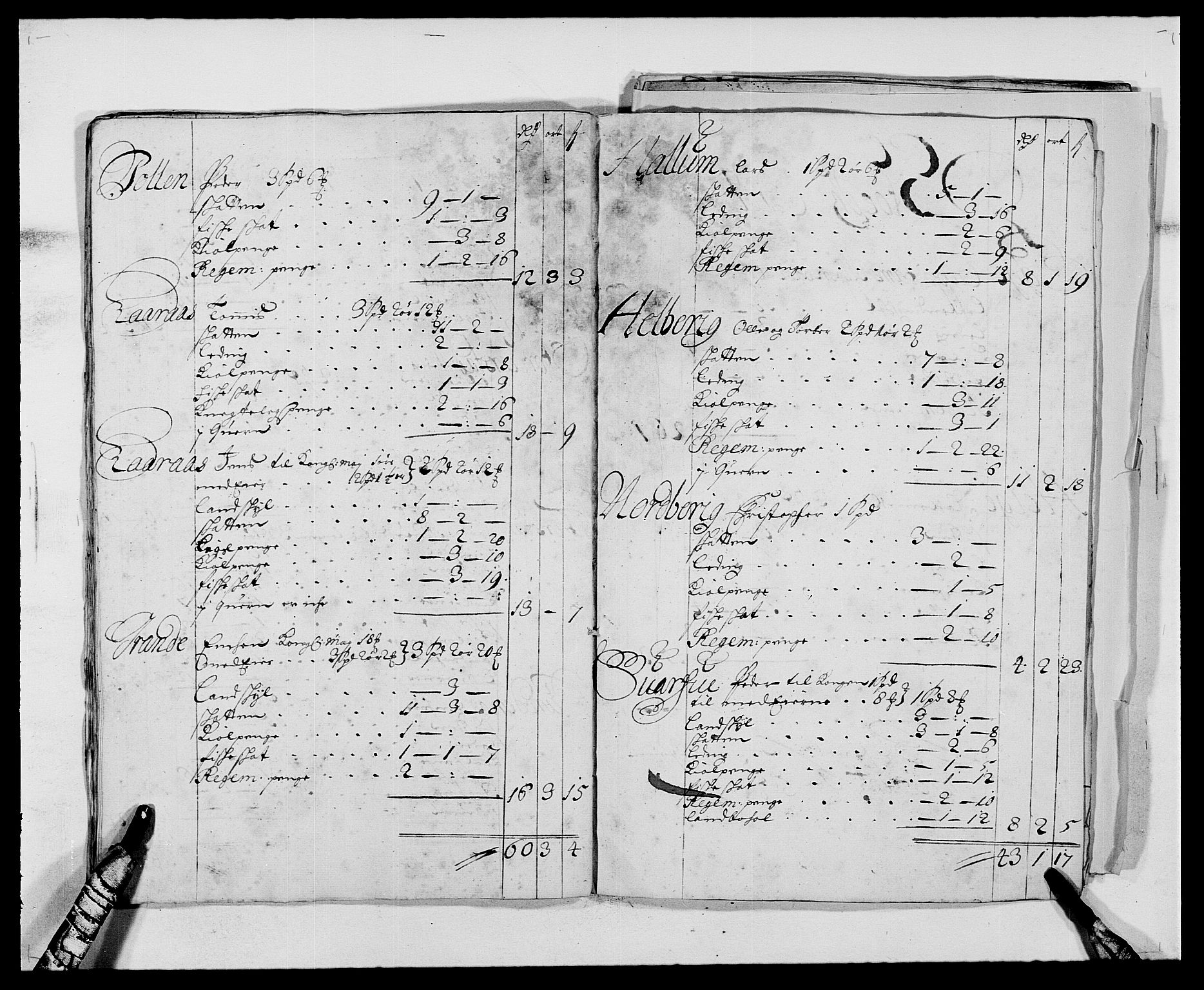 Rentekammeret inntil 1814, Reviderte regnskaper, Fogderegnskap, RA/EA-4092/R63/L4306: Fogderegnskap Inderøy, 1687-1689, s. 501