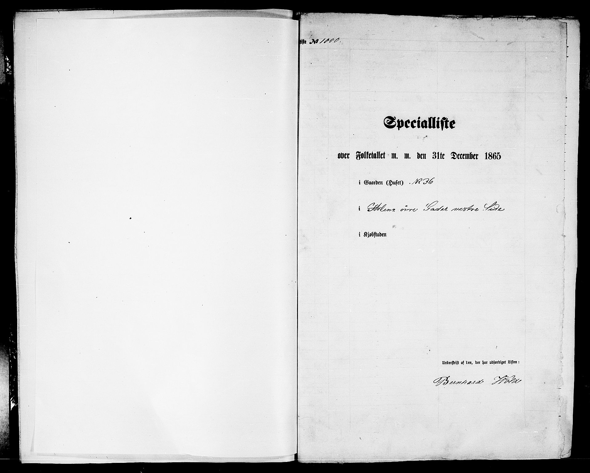 RA, Folketelling 1865 for 1601 Trondheim kjøpstad, 1865, s. 2081