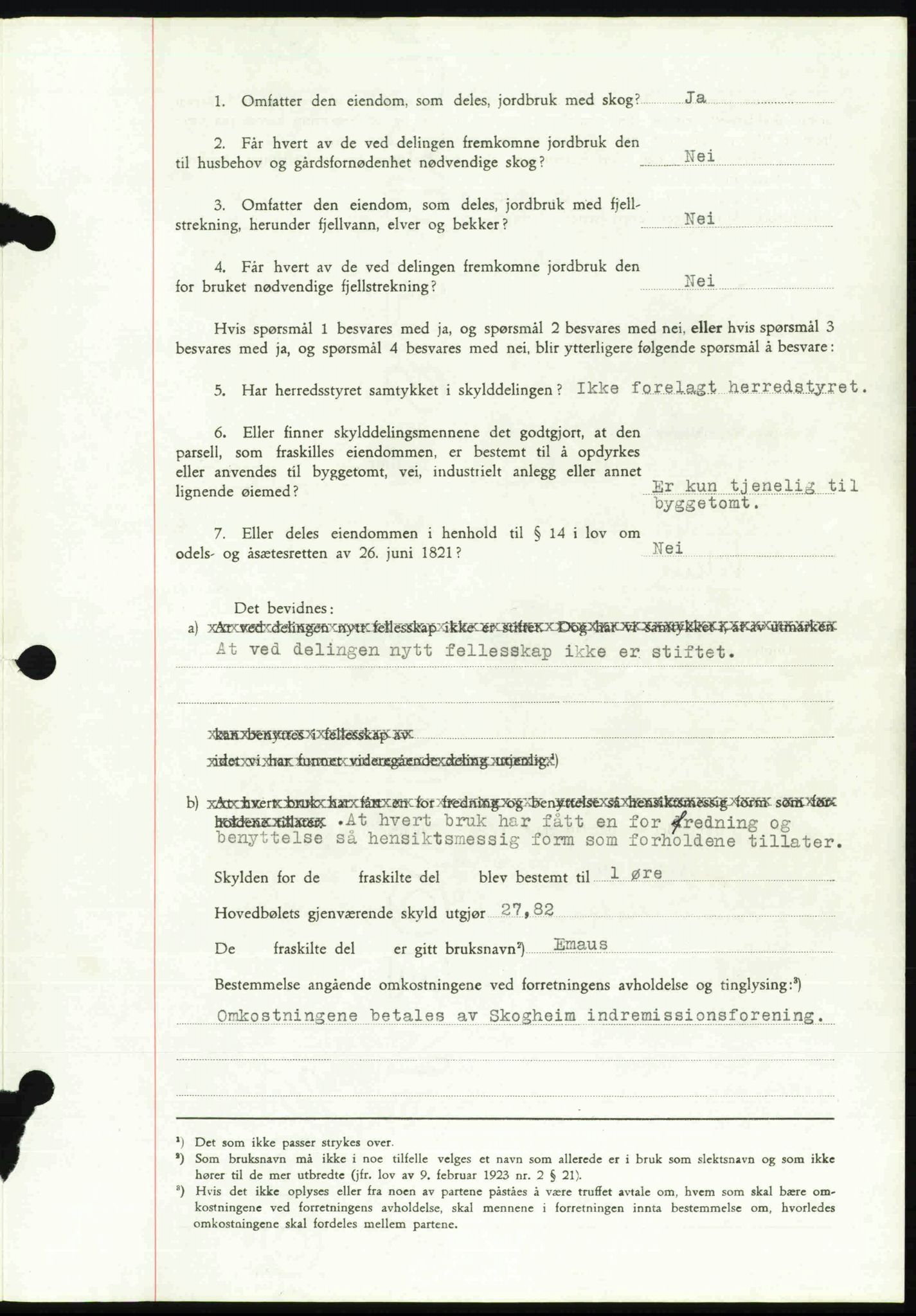 Toten tingrett, SAH/TING-006/H/Hb/Hbc/L0003: Pantebok nr. Hbc-03, 1937-1938, Dagboknr: 1816/1937