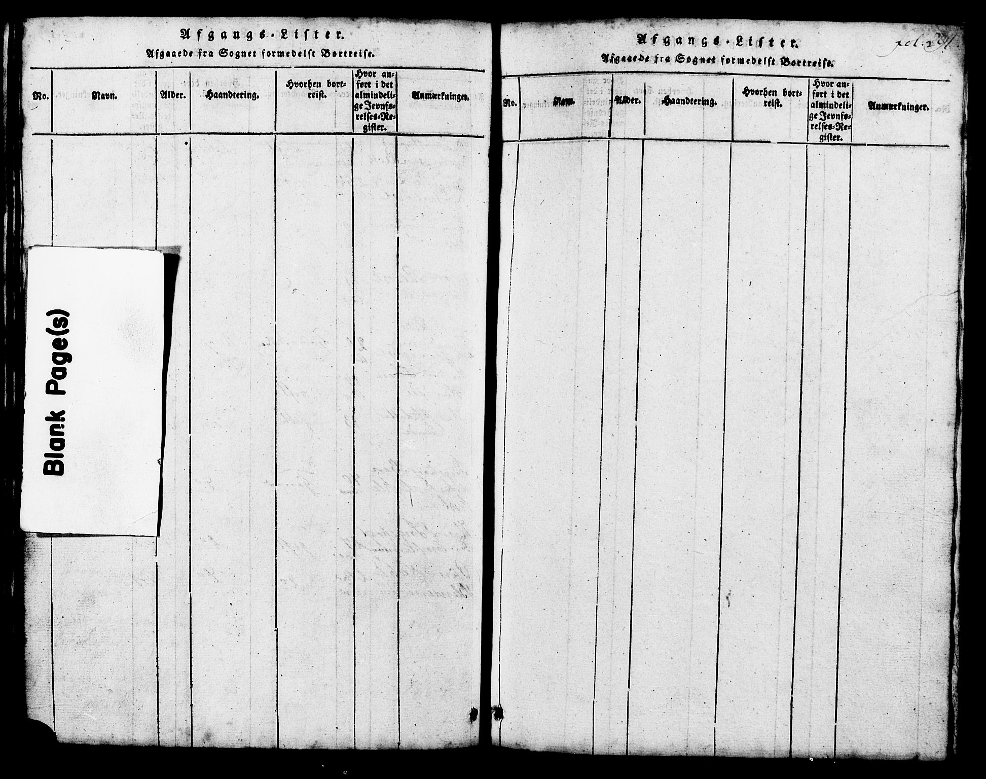 Ministerialprotokoller, klokkerbøker og fødselsregistre - Møre og Romsdal, SAT/A-1454/537/L0520: Klokkerbok nr. 537C01, 1819-1868, s. 291