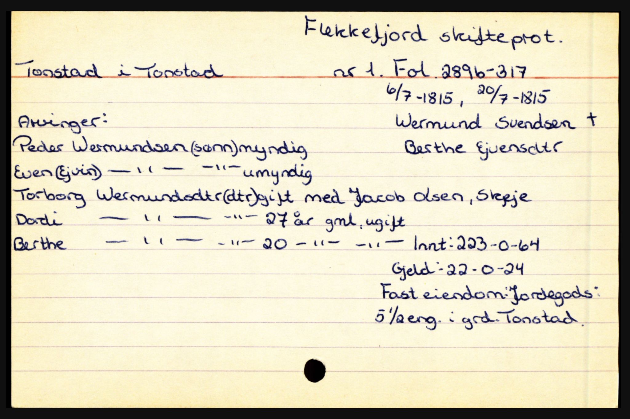 Flekkefjord sorenskriveri, AV/SAK-1221-0001/H, s. 1573