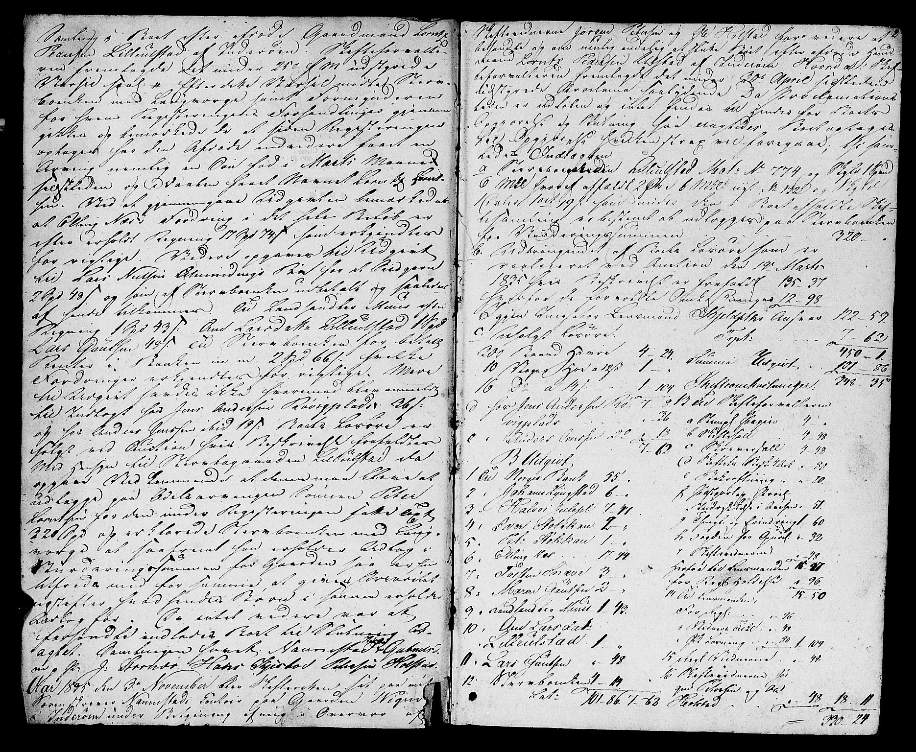 Inderøy sorenskriveri, AV/SAT-A-4147/1/3/3A/L0024: Skifteprotokoll, 1835-1842, s. 1b-2a