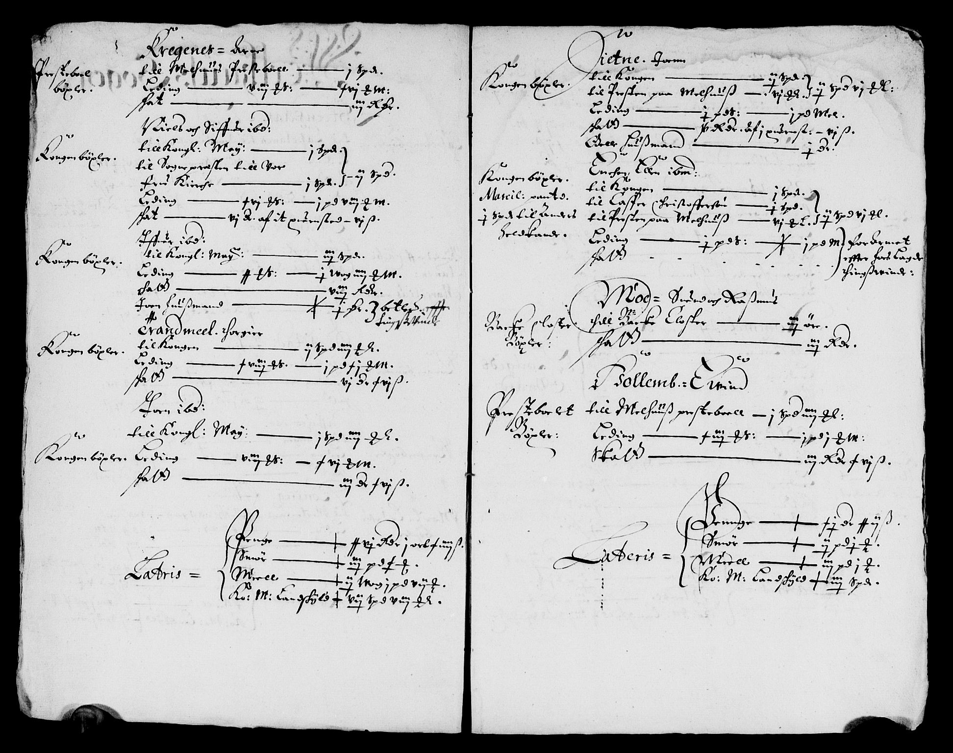 Rentekammeret inntil 1814, Reviderte regnskaper, Lensregnskaper, AV/RA-EA-5023/R/Rb/Rbw/L0147: Trondheim len, 1661