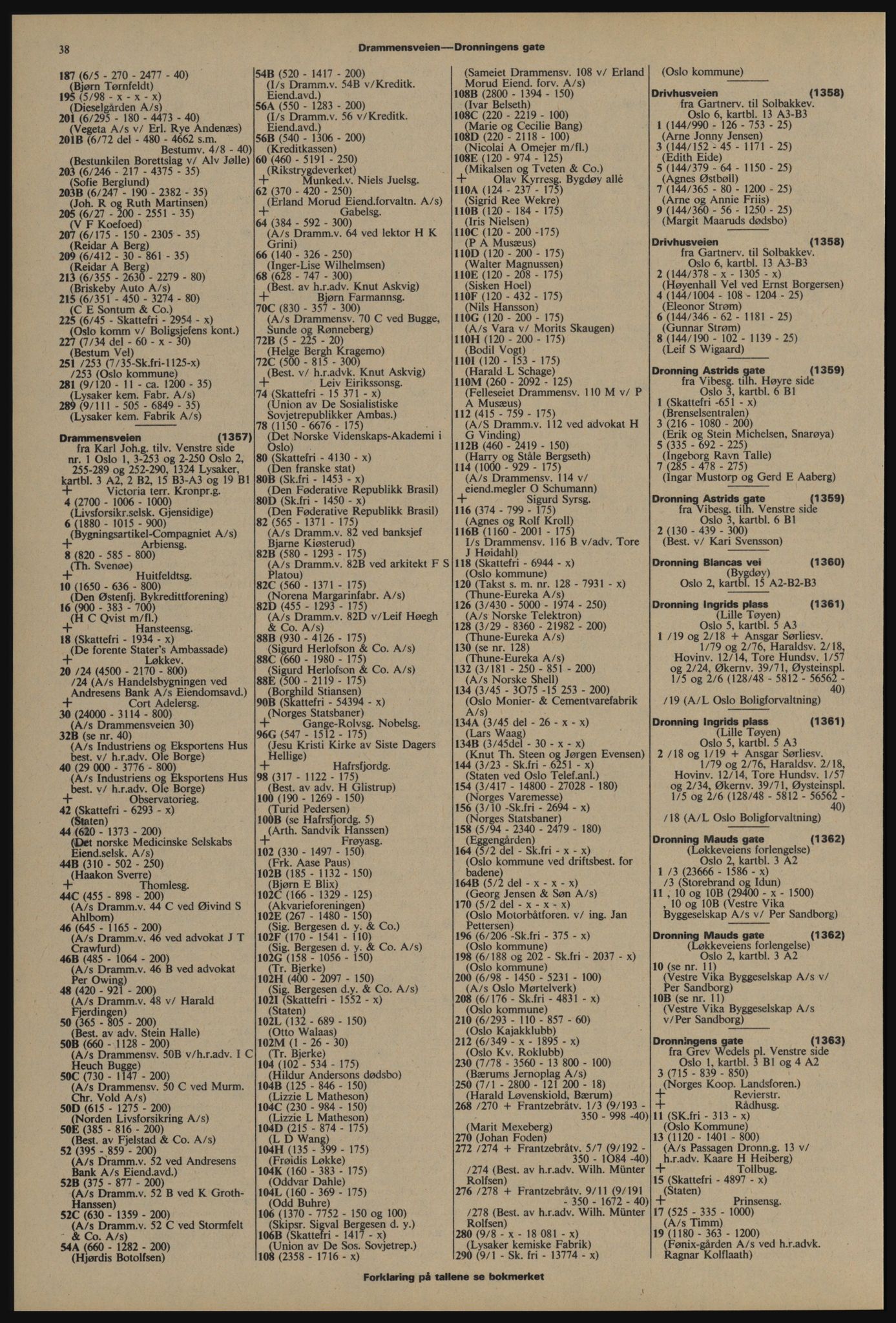 Kristiania/Oslo adressebok, PUBL/-, 1976-1977, s. 38