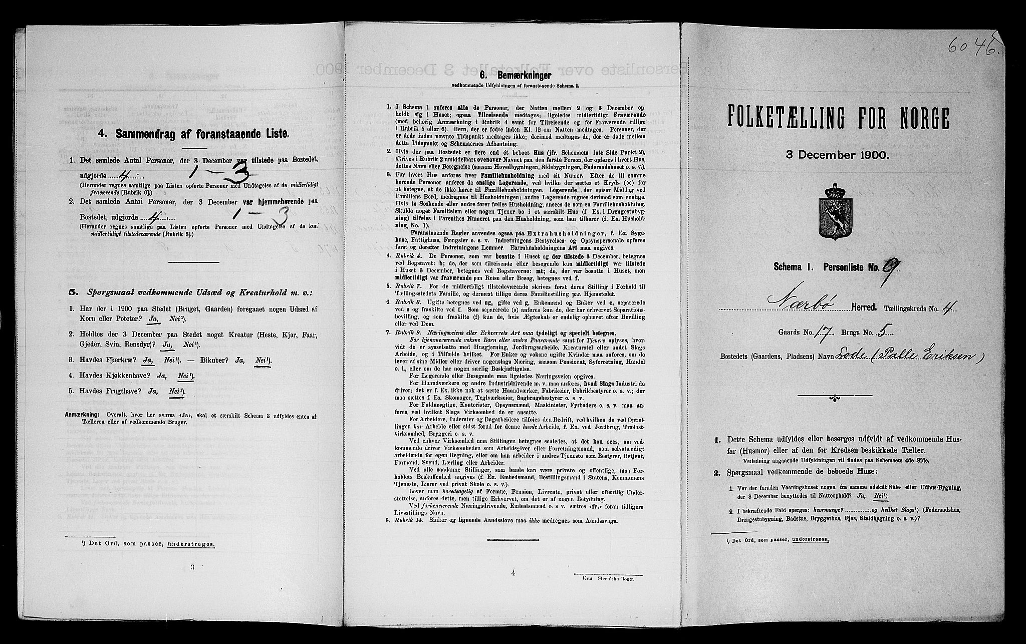 SAST, Folketelling 1900 for 1119 Nærbø herred, 1900, s. 339