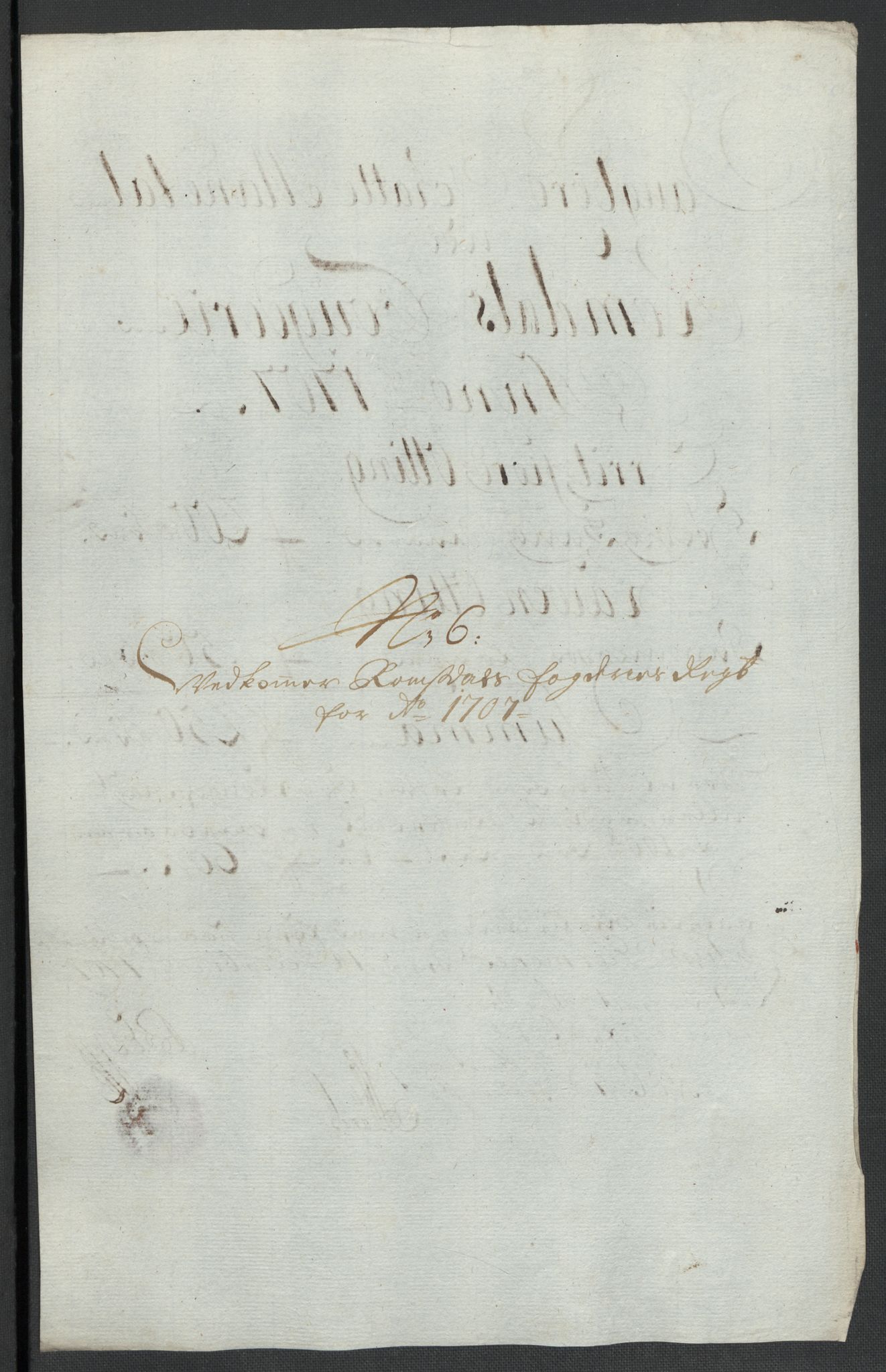 Rentekammeret inntil 1814, Reviderte regnskaper, Fogderegnskap, AV/RA-EA-4092/R55/L3658: Fogderegnskap Romsdal, 1707-1708, s. 87