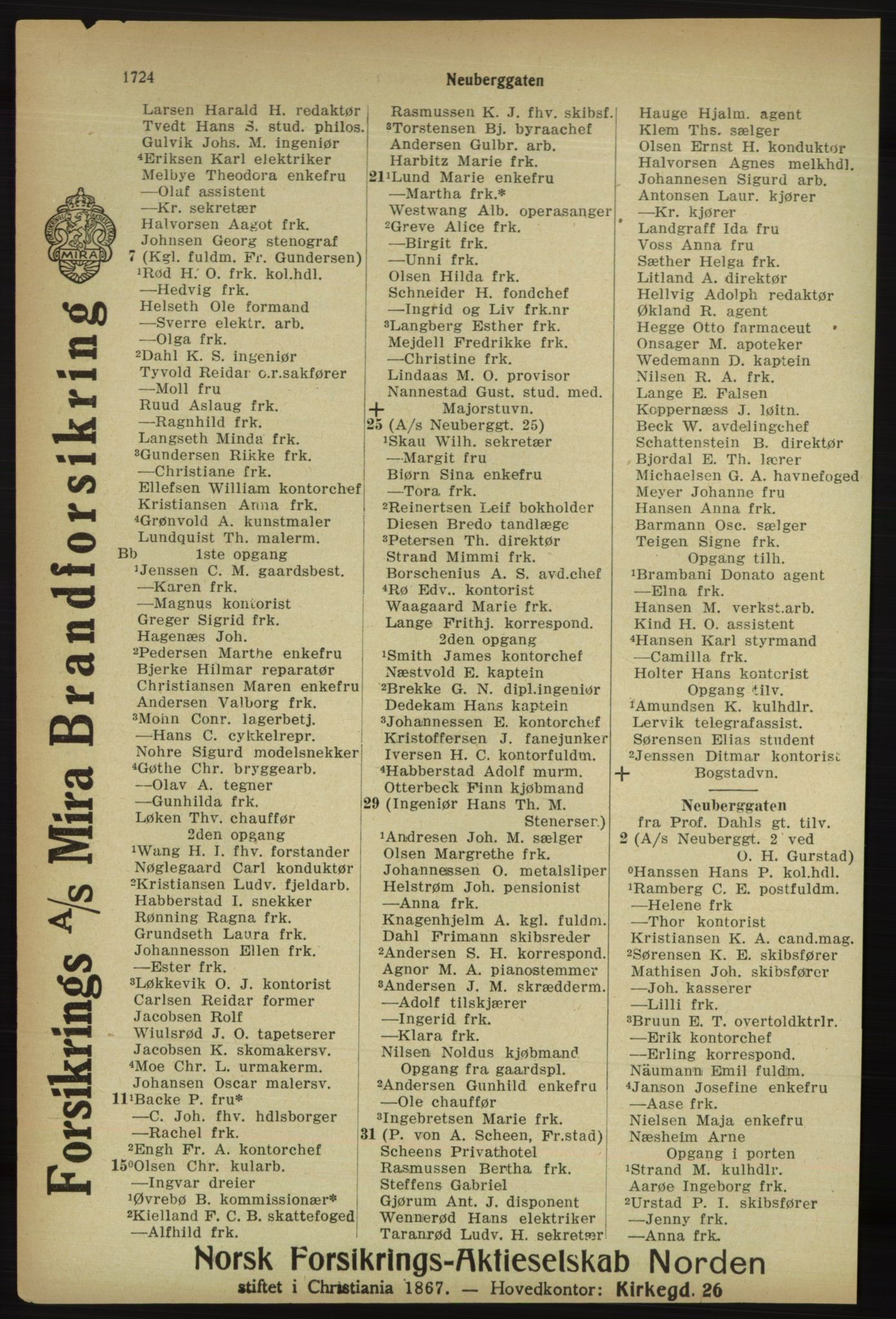 Kristiania/Oslo adressebok, PUBL/-, 1918, s. 1877