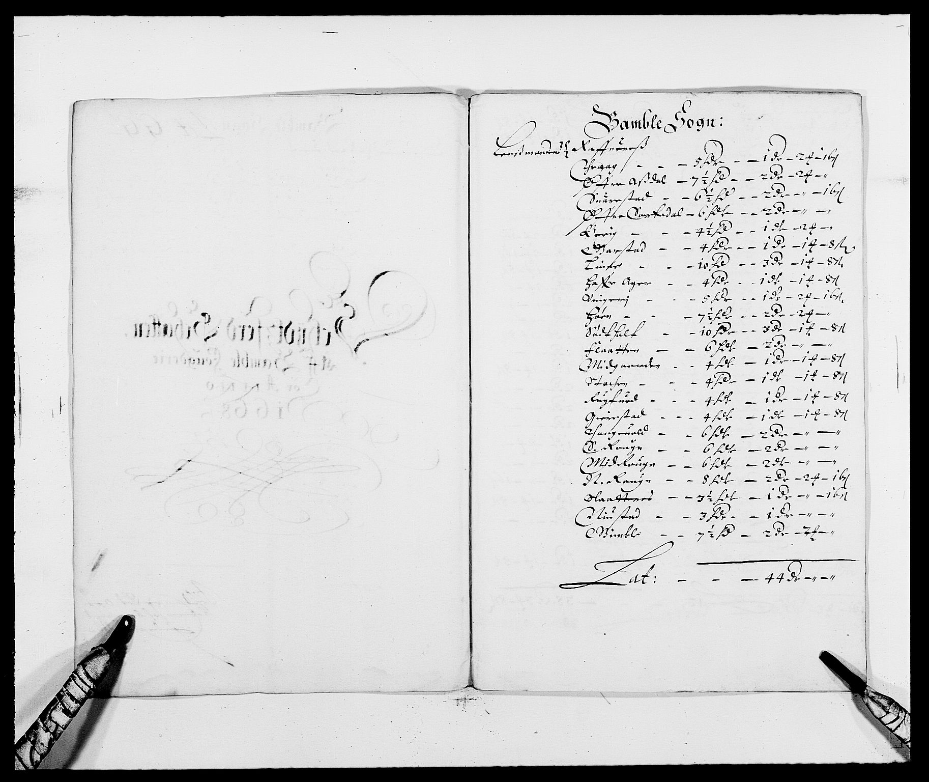 Rentekammeret inntil 1814, Reviderte regnskaper, Fogderegnskap, AV/RA-EA-4092/R34/L2040: Fogderegnskap Bamble, 1662-1669, s. 40