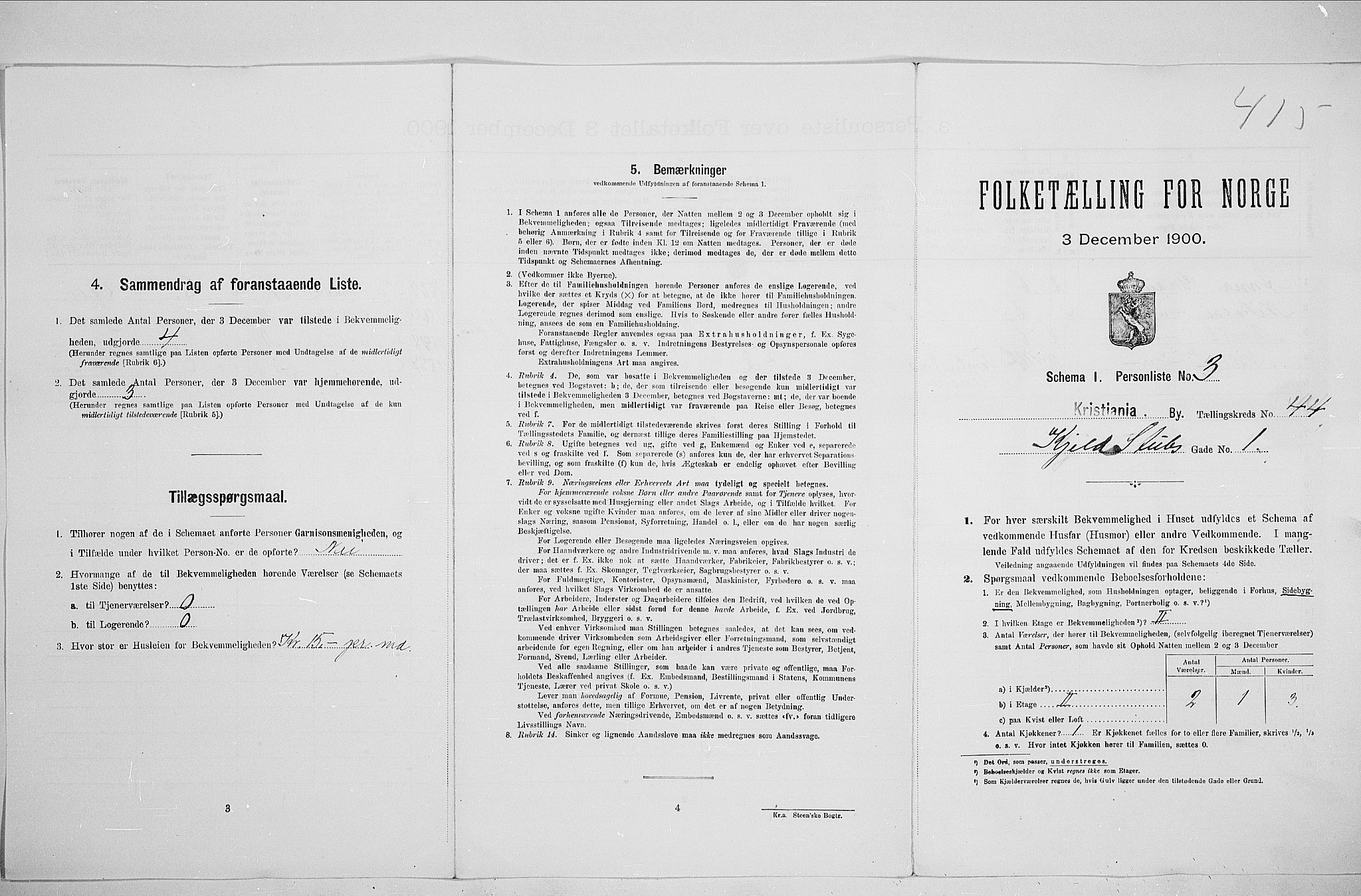 SAO, Folketelling 1900 for 0301 Kristiania kjøpstad, 1900, s. 47317