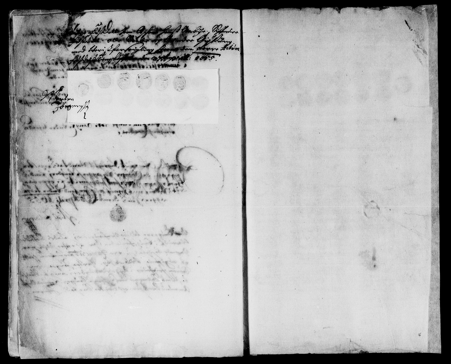 Rentekammeret inntil 1814, Reviderte regnskaper, Lensregnskaper, AV/RA-EA-5023/R/Rb/Rba/L0223: Akershus len, 1653-1655