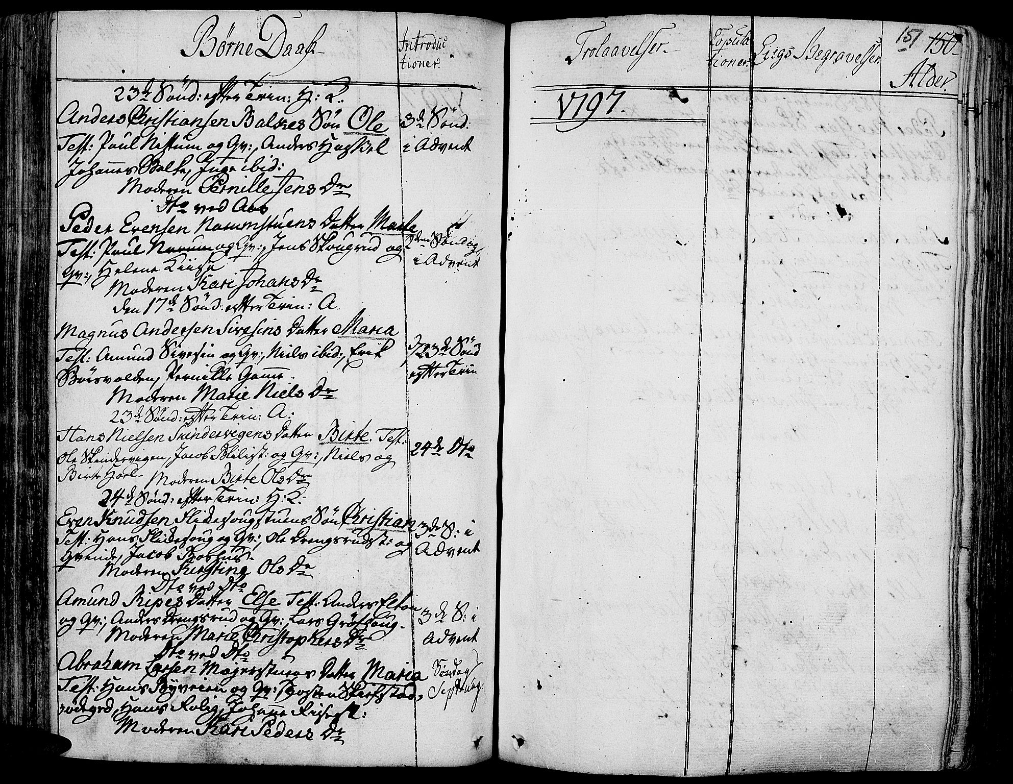 Toten prestekontor, AV/SAH-PREST-102/H/Ha/Haa/L0007: Ministerialbok nr. 7, 1794-1809, s. 151