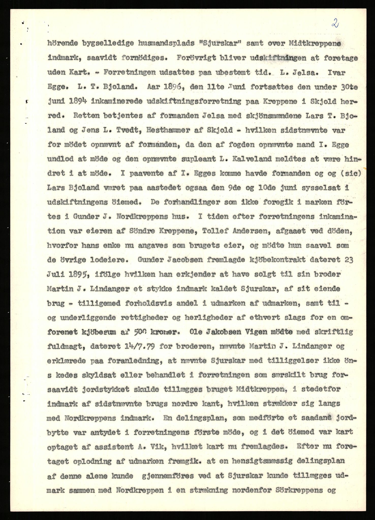 Statsarkivet i Stavanger, SAST/A-101971/03/Y/Yj/L0048: Avskrifter sortert etter gårdsnavn: Kluge - Kristianslyst, 1750-1930, s. 456