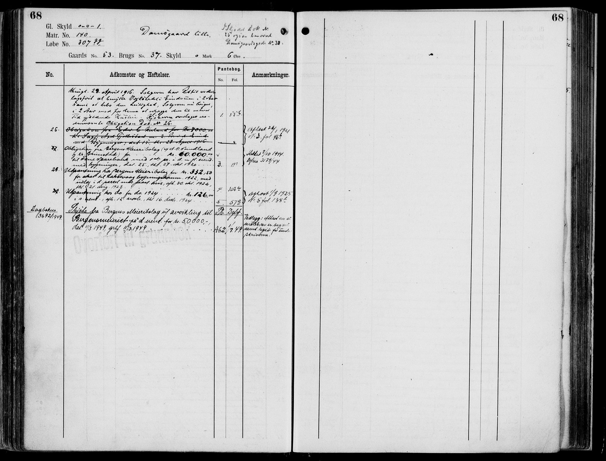 Midhordland sorenskriveri, AV/SAB-A-3001/1/G/Ga/Gab/L0113: Panteregister nr. II.A.b.113, s. 68