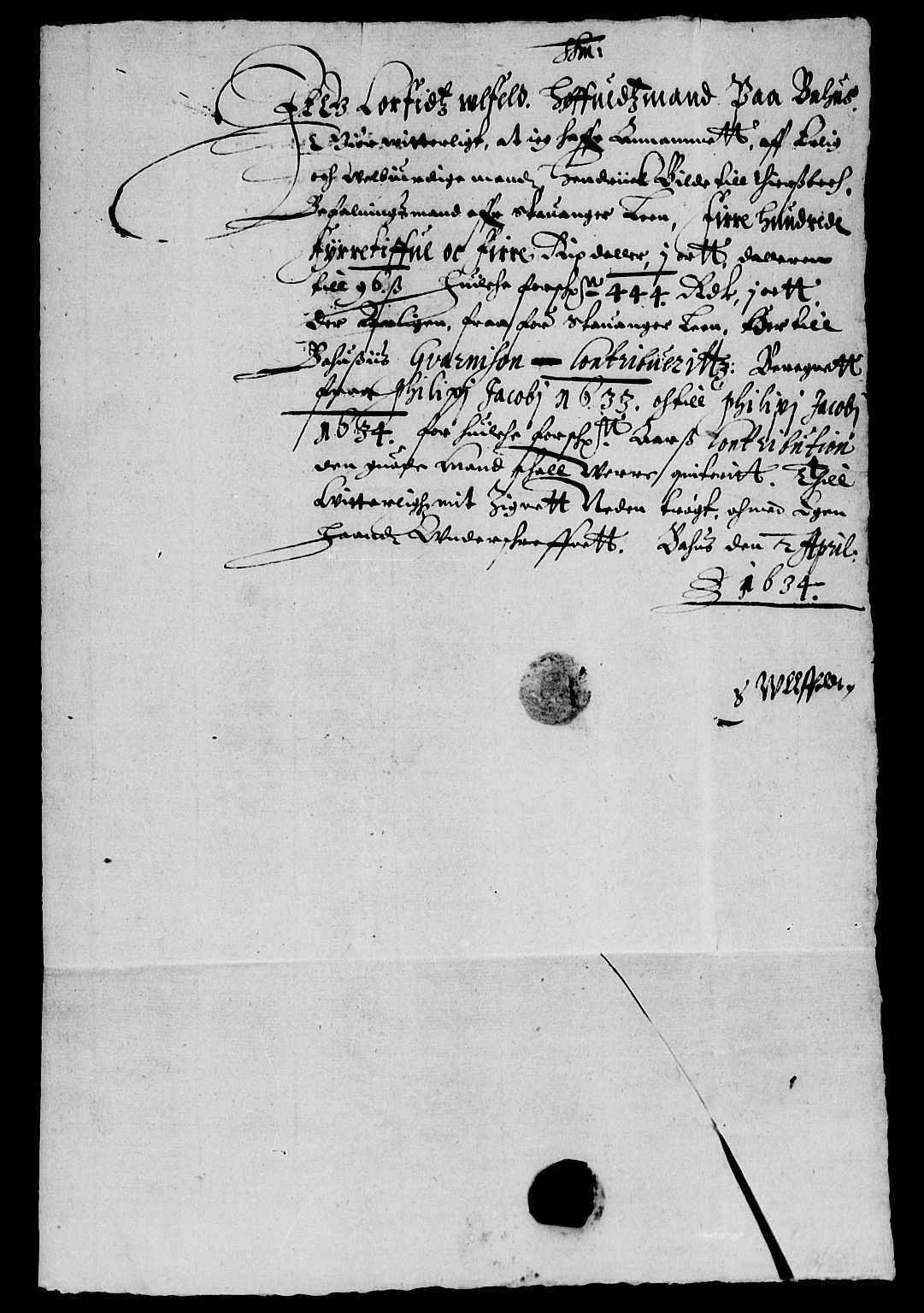 Rentekammeret inntil 1814, Reviderte regnskaper, Lensregnskaper, AV/RA-EA-5023/R/Rb/Rbs/L0018: Stavanger len, 1621-1635