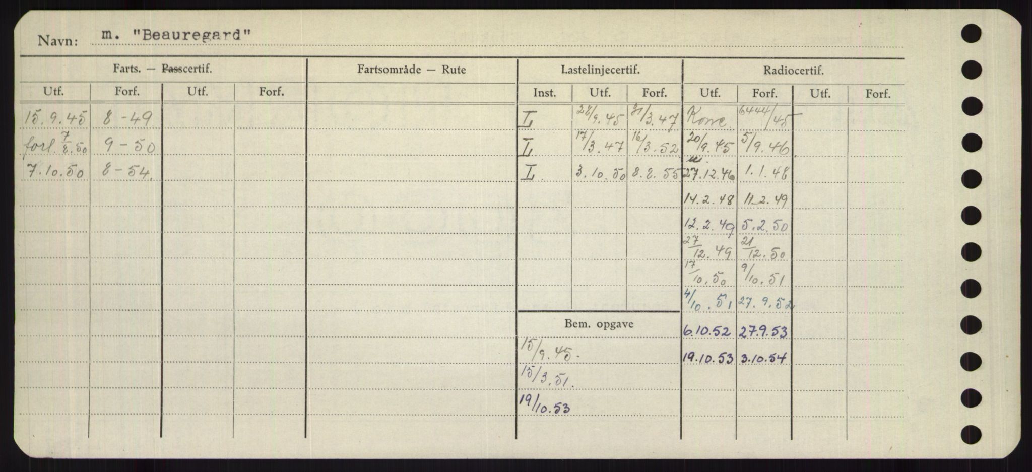 Sjøfartsdirektoratet med forløpere, Skipsmålingen, RA/S-1627/H/Hb/L0001: Fartøy, A-D, s. 174