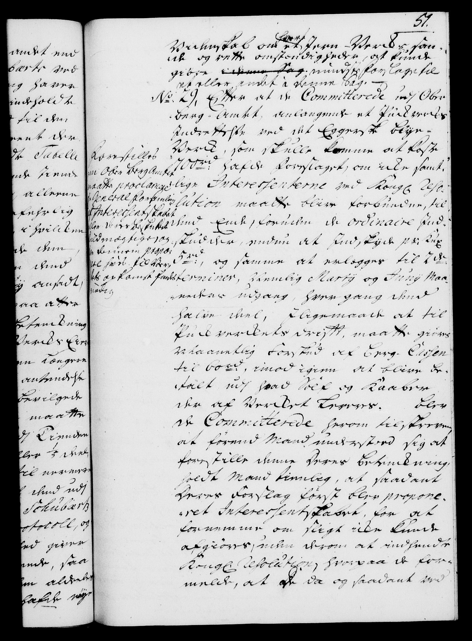 Rentekammeret, Kammerkanselliet, RA/EA-3111/G/Gh/Gha/L0021: Norsk ekstraktmemorialprotokoll (merket RK 53.66), 1739, s. 51