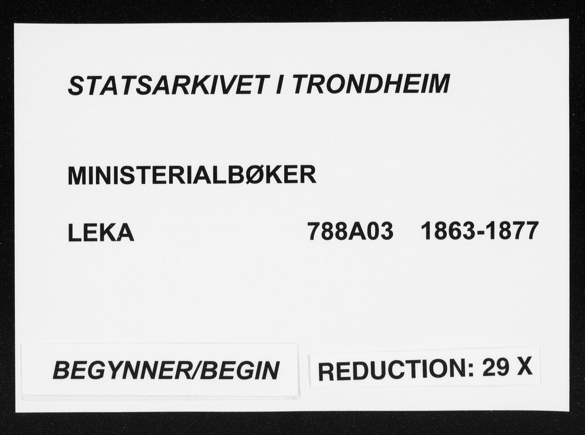 Ministerialprotokoller, klokkerbøker og fødselsregistre - Nord-Trøndelag, SAT/A-1458/788/L0696: Ministerialbok nr. 788A03, 1863-1877