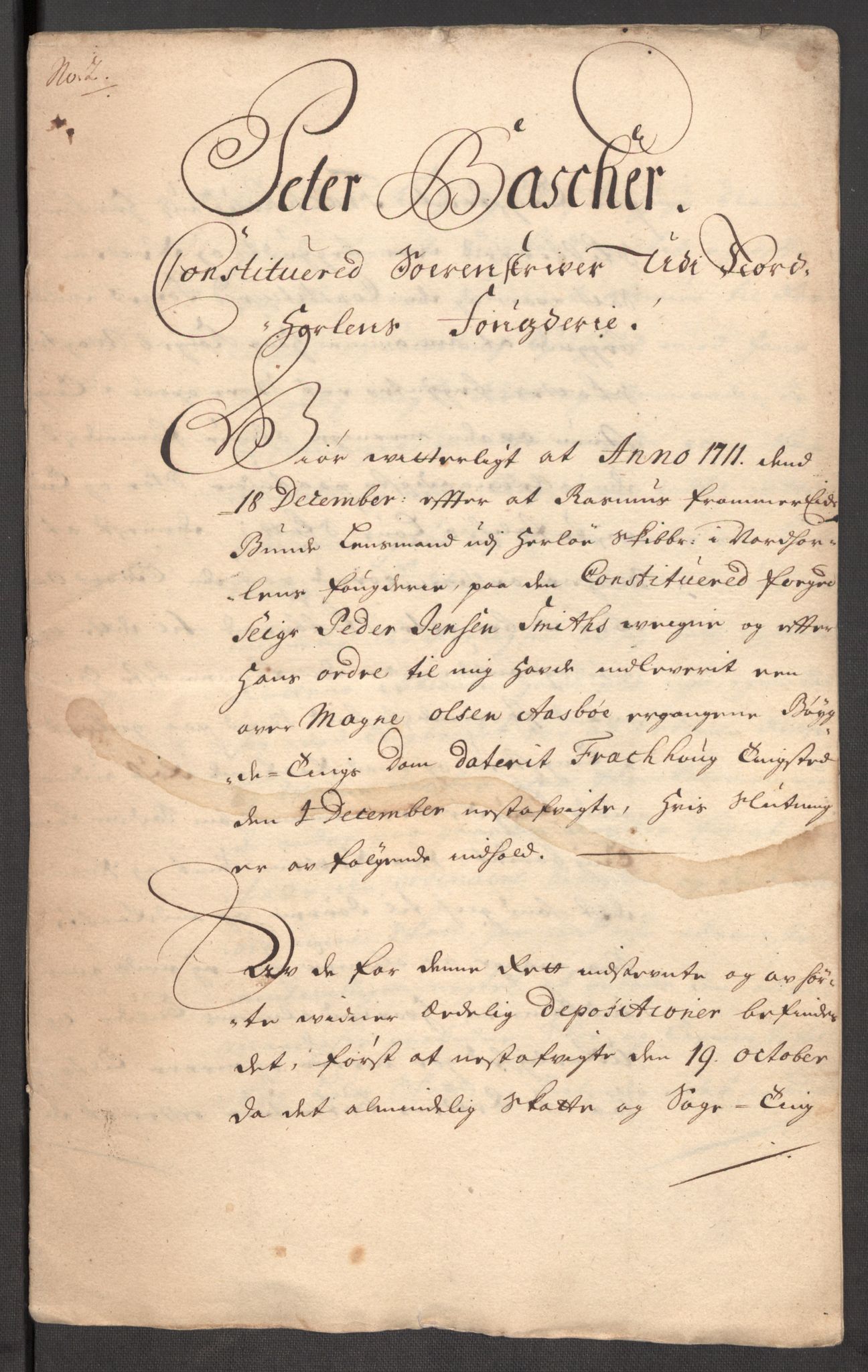 Rentekammeret inntil 1814, Reviderte regnskaper, Fogderegnskap, RA/EA-4092/R51/L3192: Fogderegnskap Nordhordland og Voss, 1711, s. 35