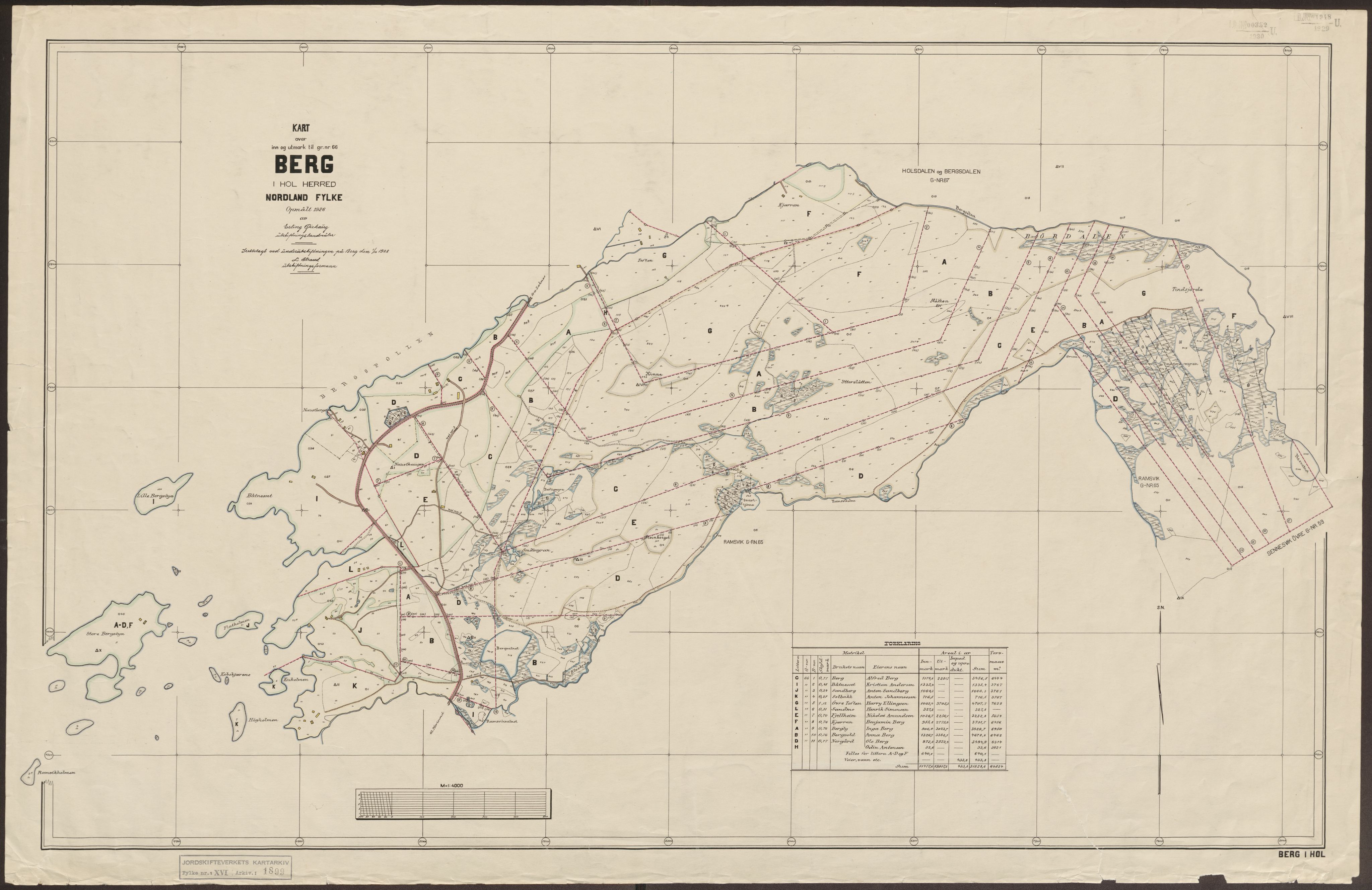 Jordskifteverkets kartarkiv, AV/RA-S-3929/T, 1859-1988, s. 2294