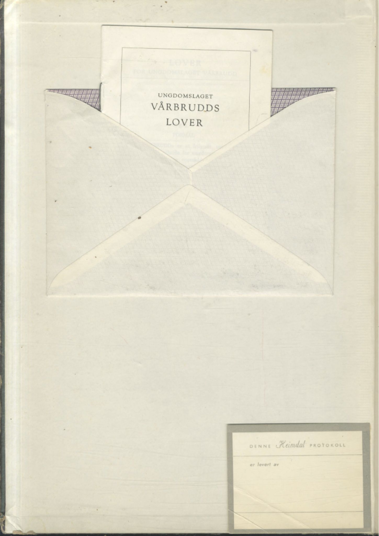 Ungdomslaget Vårbrudd , FMFB/A-1055/A/Aa/L0005: Forhandlingsprotokoll, 1964-1996, s. 2