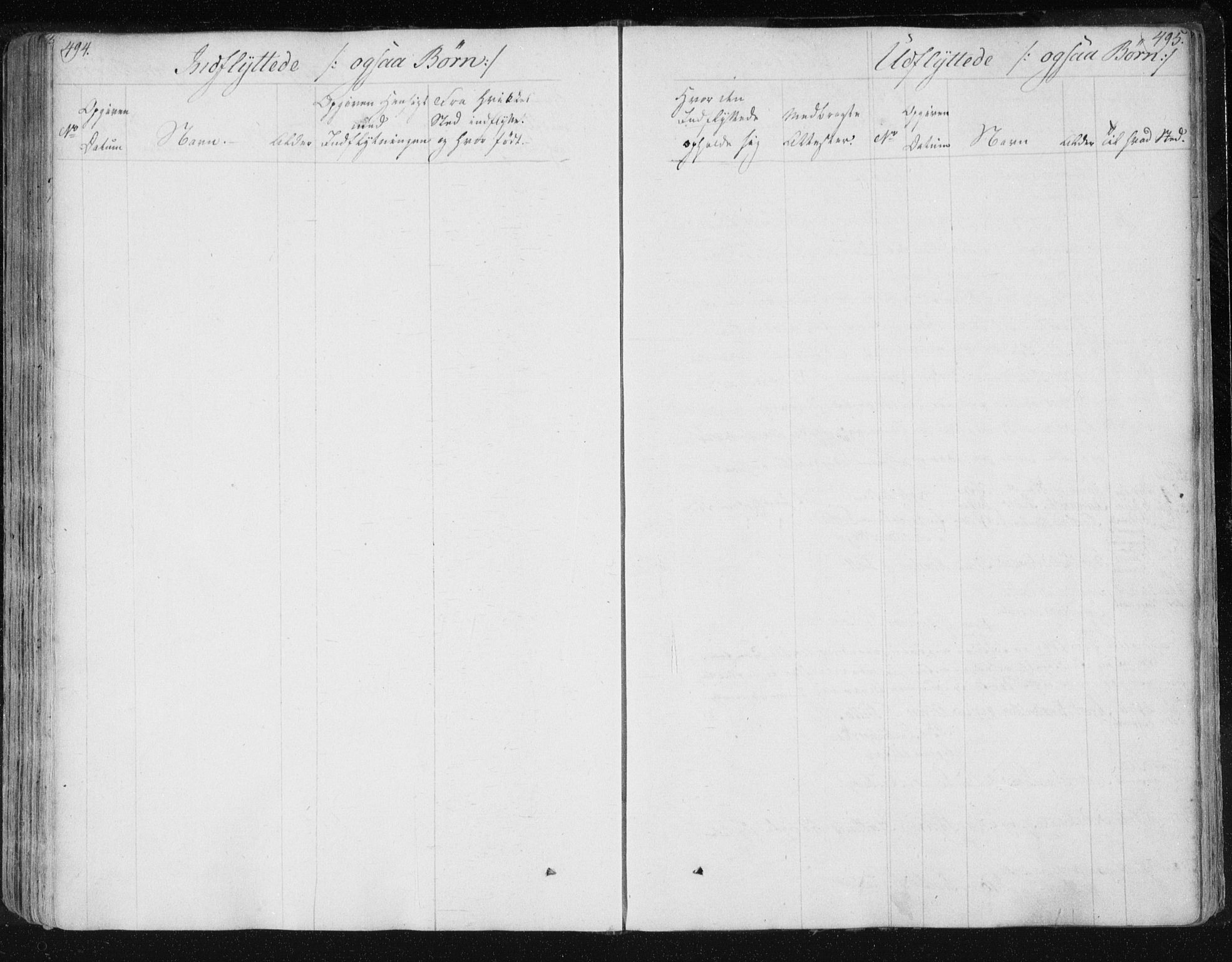 Ministerialprotokoller, klokkerbøker og fødselsregistre - Nord-Trøndelag, SAT/A-1458/730/L0276: Ministerialbok nr. 730A05, 1822-1830, s. 494-495