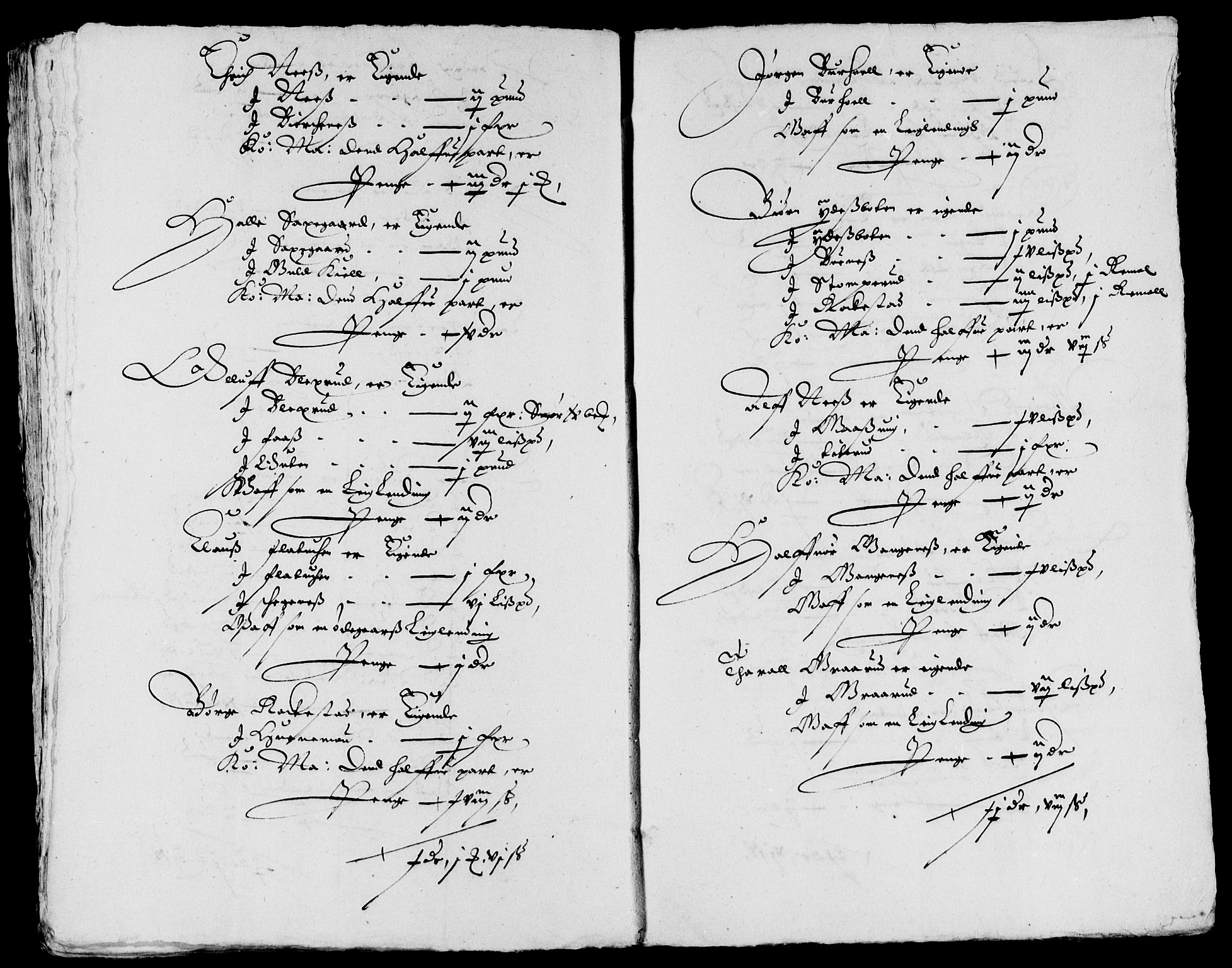 Rentekammeret inntil 1814, Reviderte regnskaper, Lensregnskaper, AV/RA-EA-5023/R/Rb/Rba/L0174: Akershus len, 1643-1644