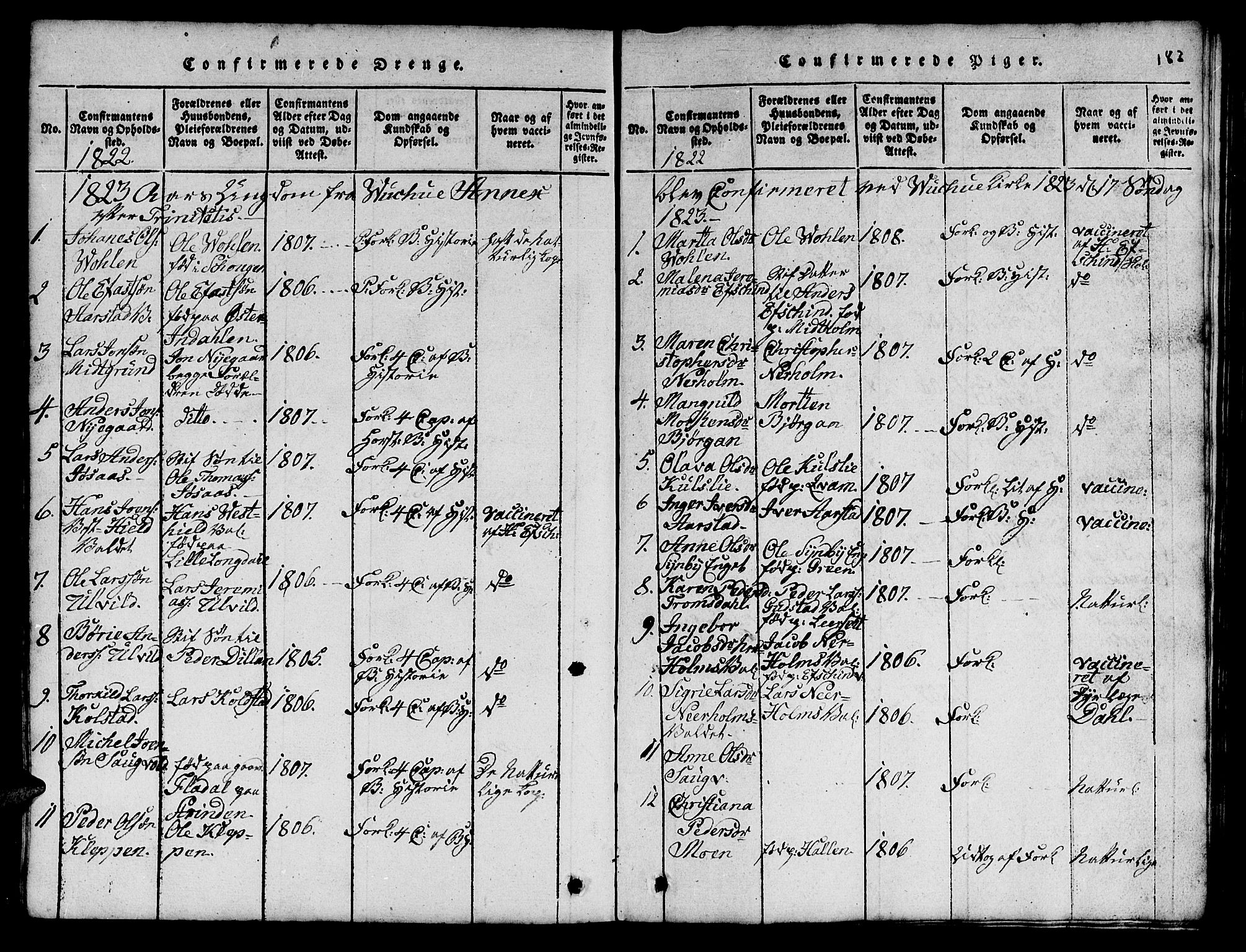 Ministerialprotokoller, klokkerbøker og fødselsregistre - Nord-Trøndelag, AV/SAT-A-1458/724/L0265: Klokkerbok nr. 724C01, 1816-1845, s. 183