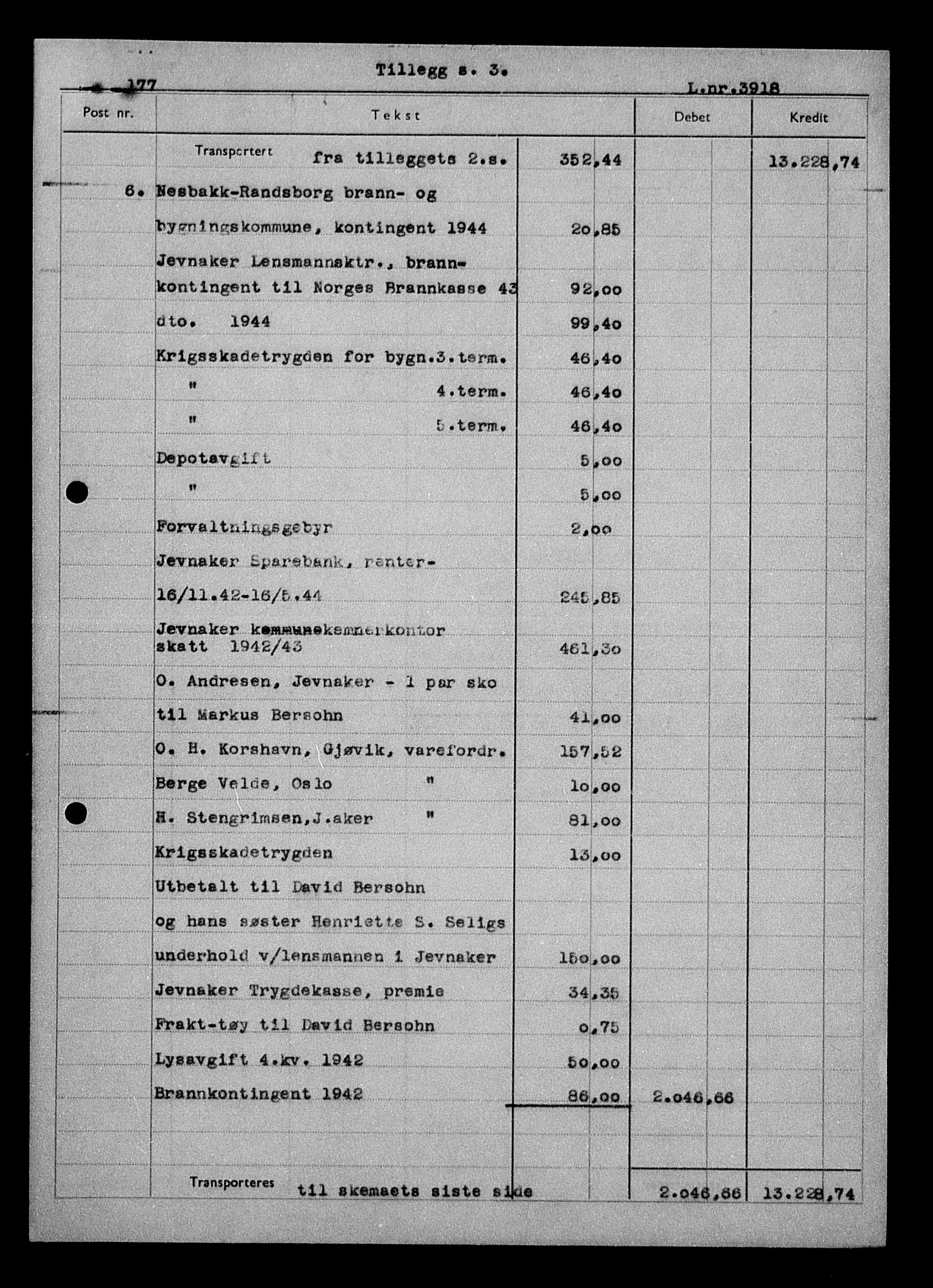 Justisdepartementet, Tilbakeføringskontoret for inndratte formuer, RA/S-1564/H/Hc/Hcd/L0991: --, 1945-1947, s. 573