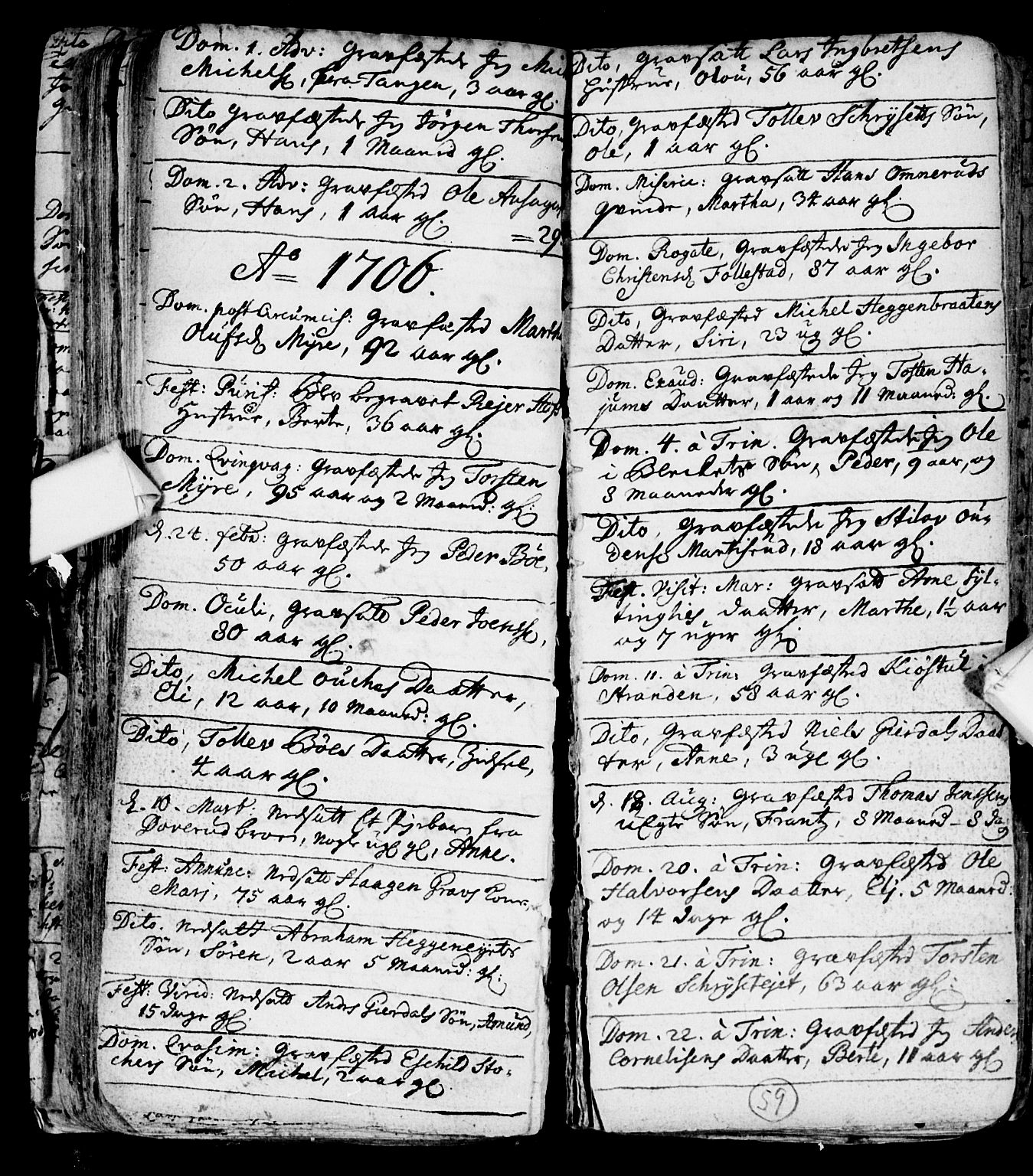 Røyken kirkebøker, AV/SAKO-A-241/F/Fa/L0001: Ministerialbok nr. 1, 1701-1730, s. 59