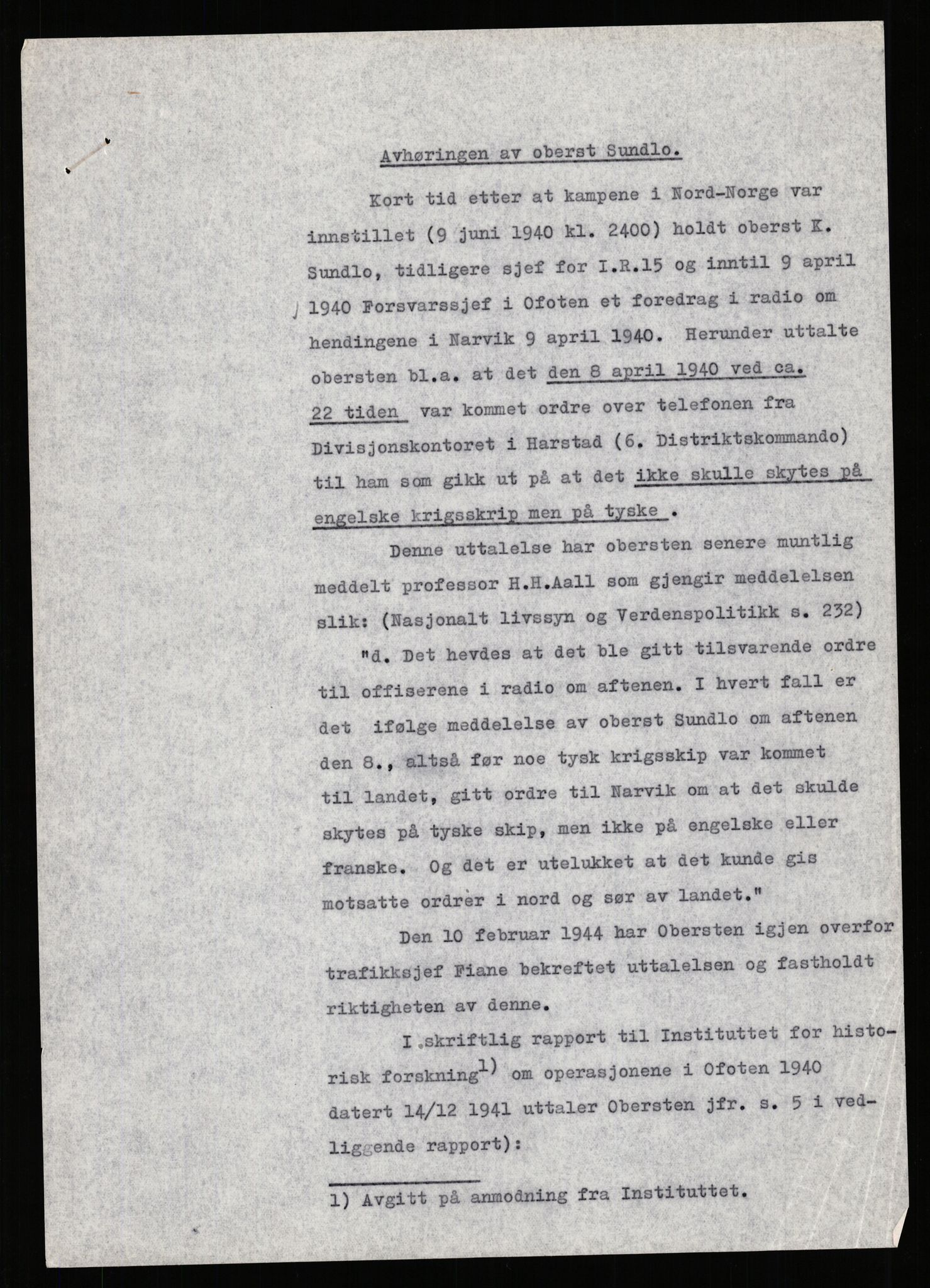 Forsvaret, Forsvarets krigshistoriske avdeling, AV/RA-RAFA-2017/Y/Yb/L0142: II-C-11-620  -  6. Divisjon, 1940-1947, s. 709