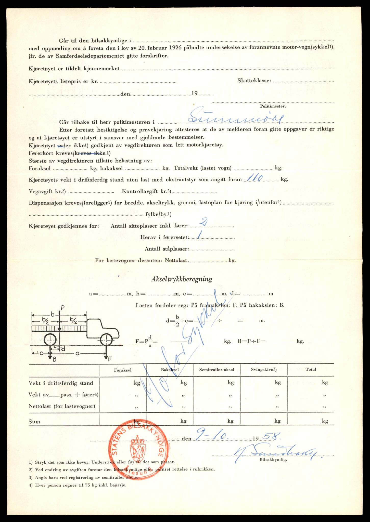 Møre og Romsdal vegkontor - Ålesund trafikkstasjon, SAT/A-4099/F/Fe/L0036: Registreringskort for kjøretøy T 12831 - T 13030, 1927-1998, s. 2516