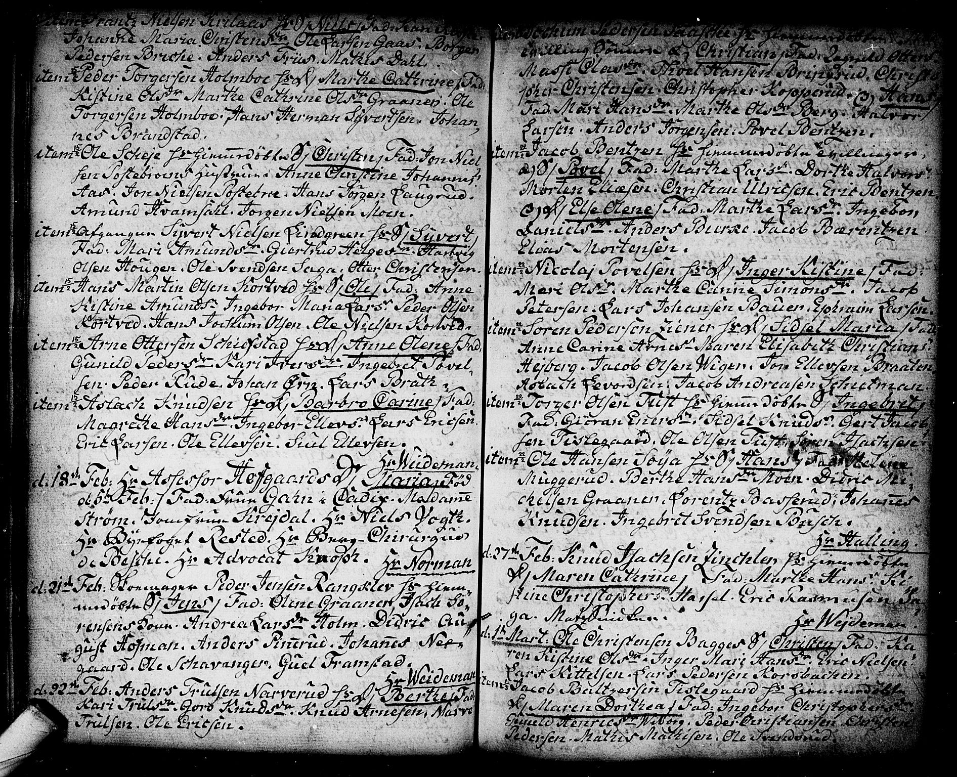 Kongsberg kirkebøker, SAKO/A-22/F/Fa/L0006: Ministerialbok nr. I 6, 1783-1797, s. 178