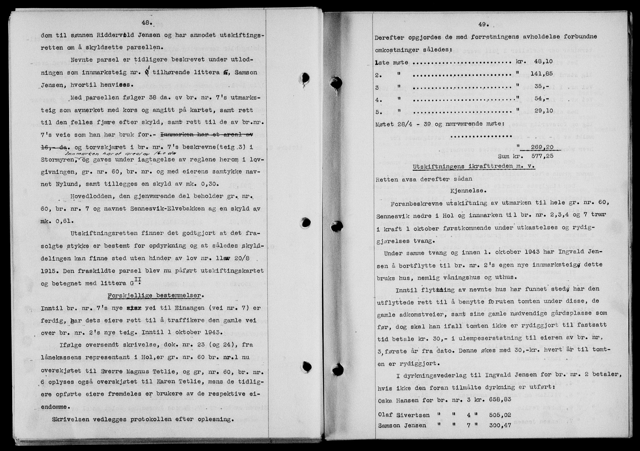 Lofoten sorenskriveri, SAT/A-0017/1/2/2C/L0007a: Pantebok nr. 7a, 1939-1940, Dagboknr: 206/1940