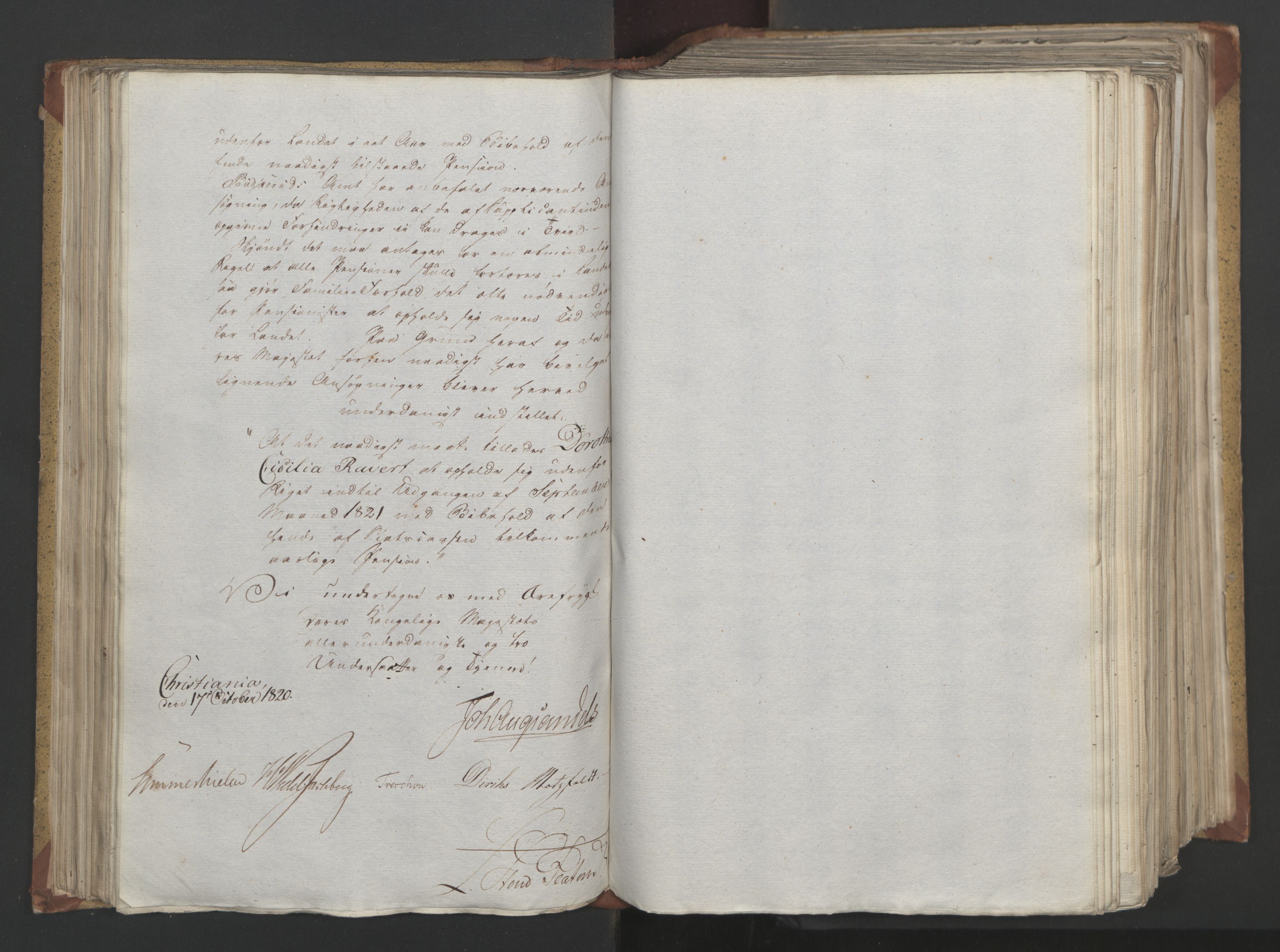 Statsrådsavdelingen i Stockholm, AV/RA-S-1003/D/Da/L0024: Regjeringsinnstillinger nr. 4663-4873, 1820, s. 131