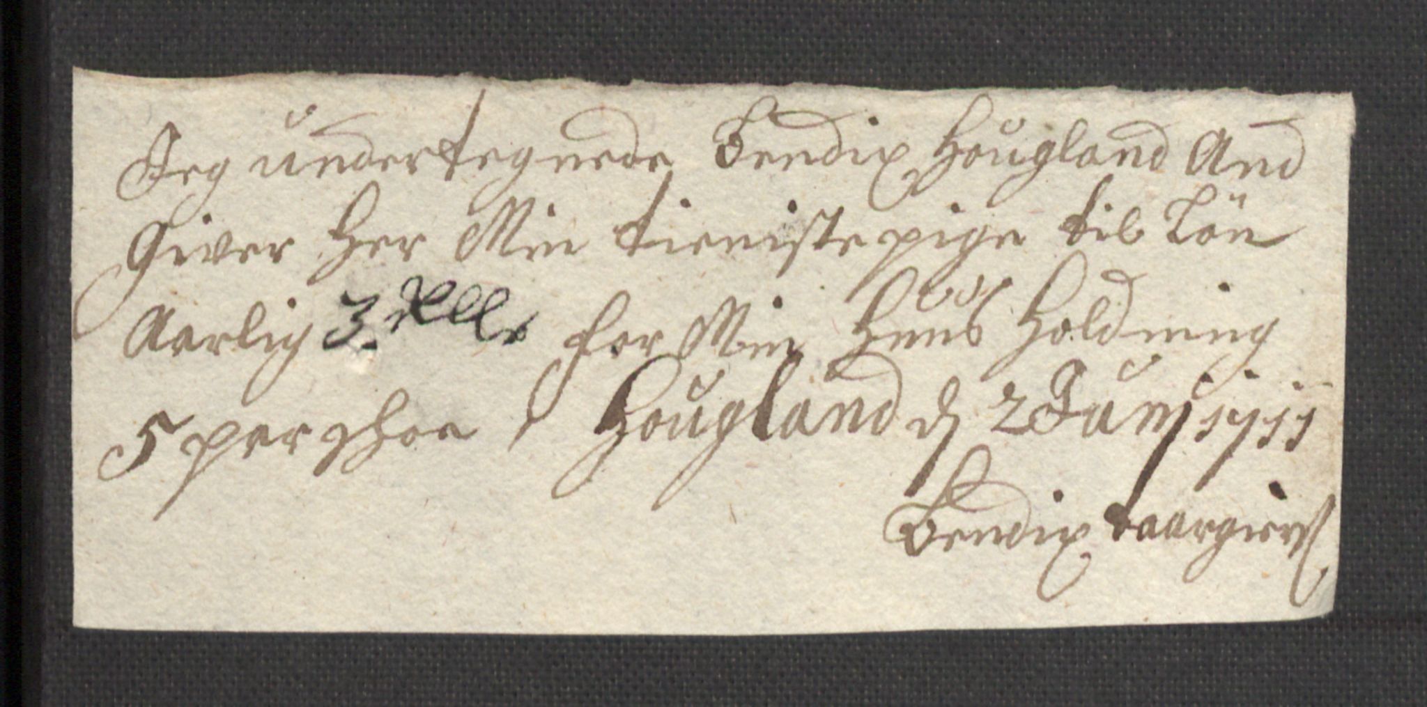 Rentekammeret inntil 1814, Reviderte regnskaper, Fogderegnskap, AV/RA-EA-4092/R36/L2121: Fogderegnskap Øvre og Nedre Telemark og Bamble, 1711, s. 400