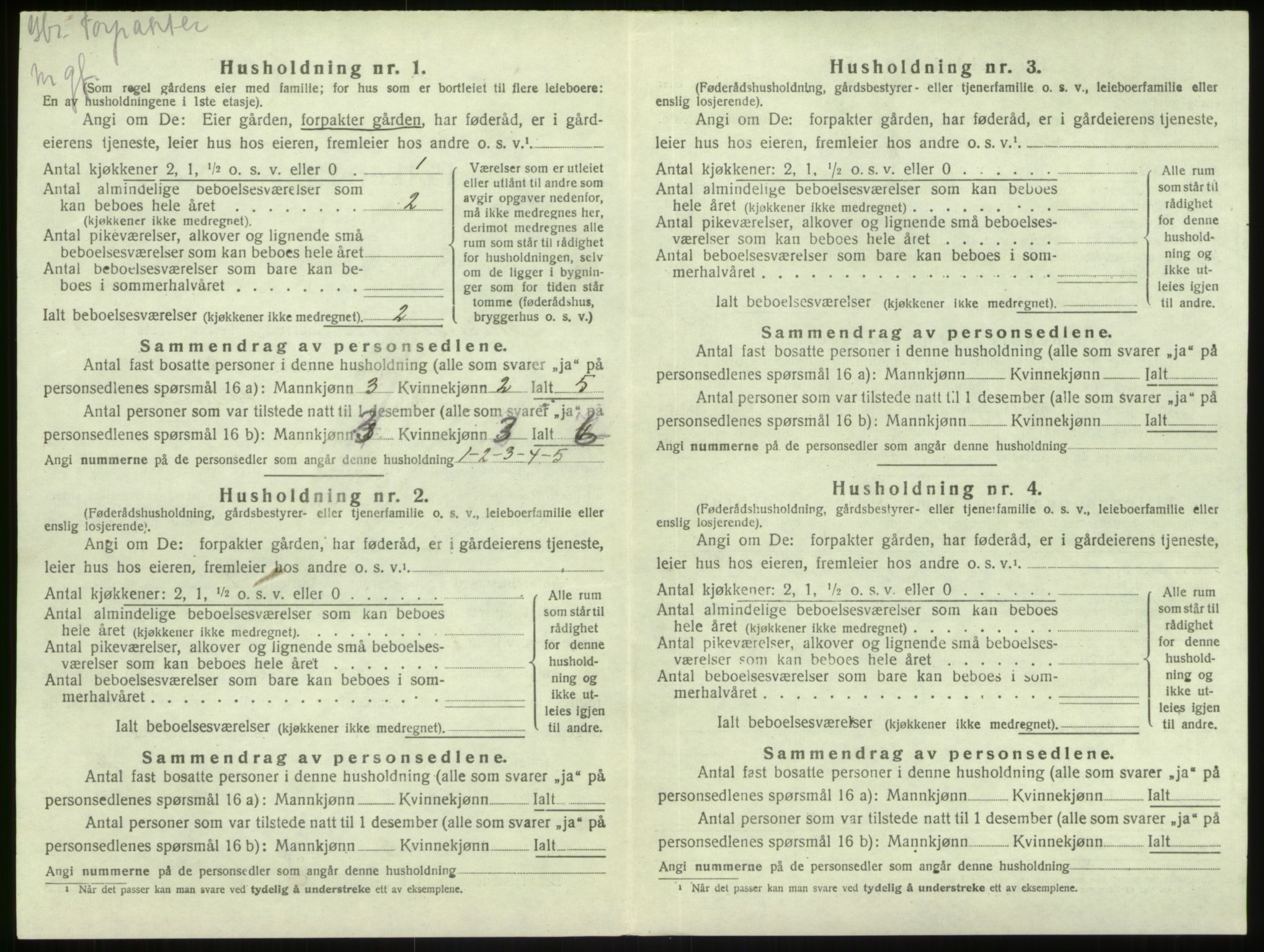 SAB, Folketelling 1920 for 1264 Austrheim herred, 1920, s. 378