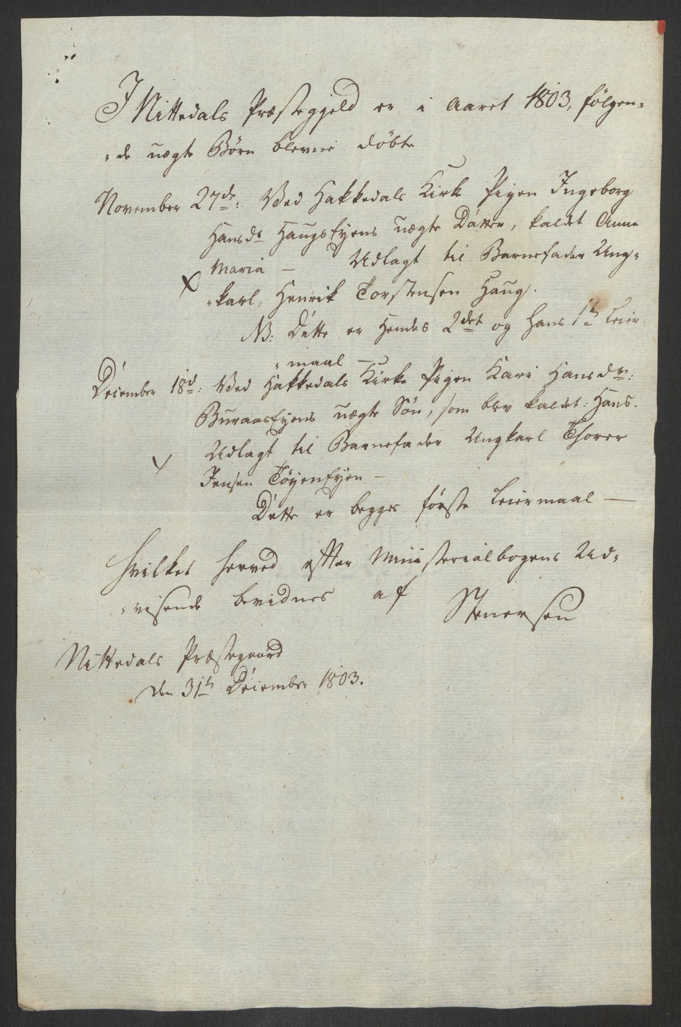 Rentekammeret inntil 1814, Reviderte regnskaper, Fogderegnskap, AV/RA-EA-4092/R11/L0679: Fogderegnskap Nedre Romerike, 1803, s. 154