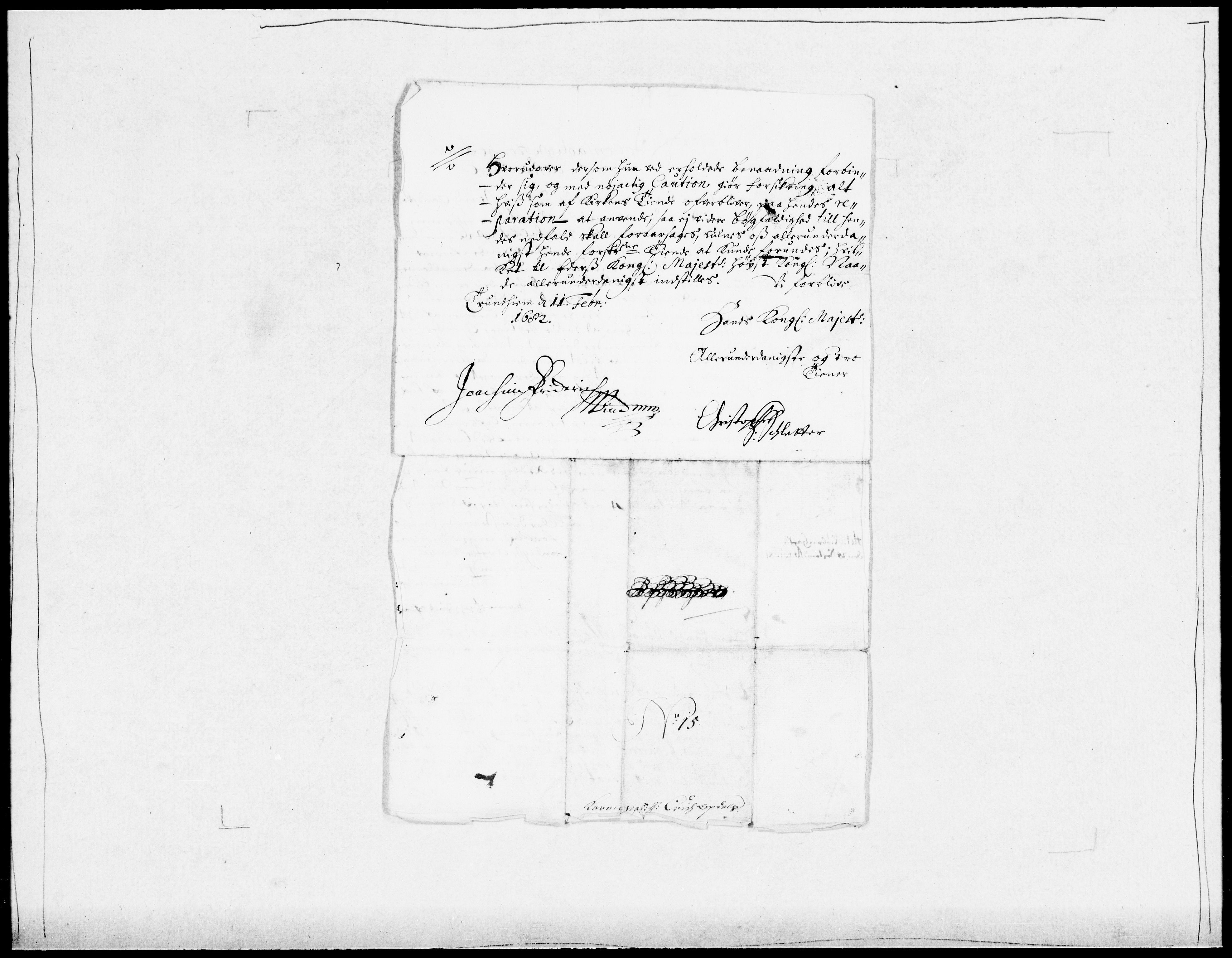 Danske Kanselli 1572-1799, AV/RA-EA-3023/F/Fc/Fcc/Fcca/L0034: Norske innlegg 1572-1799, 1681-1682, s. 354