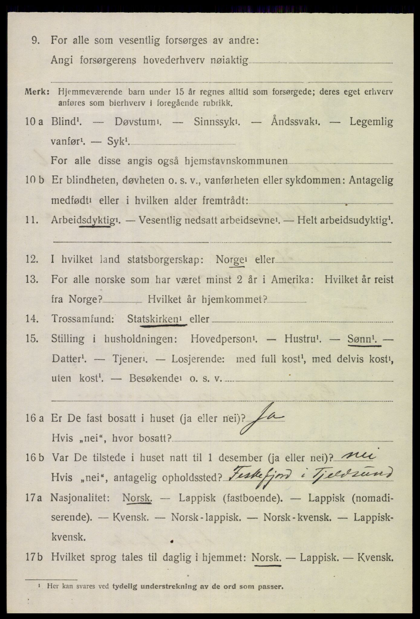 SAT, Folketelling 1920 for 1852 Tjeldsund herred, 1920, s. 3577