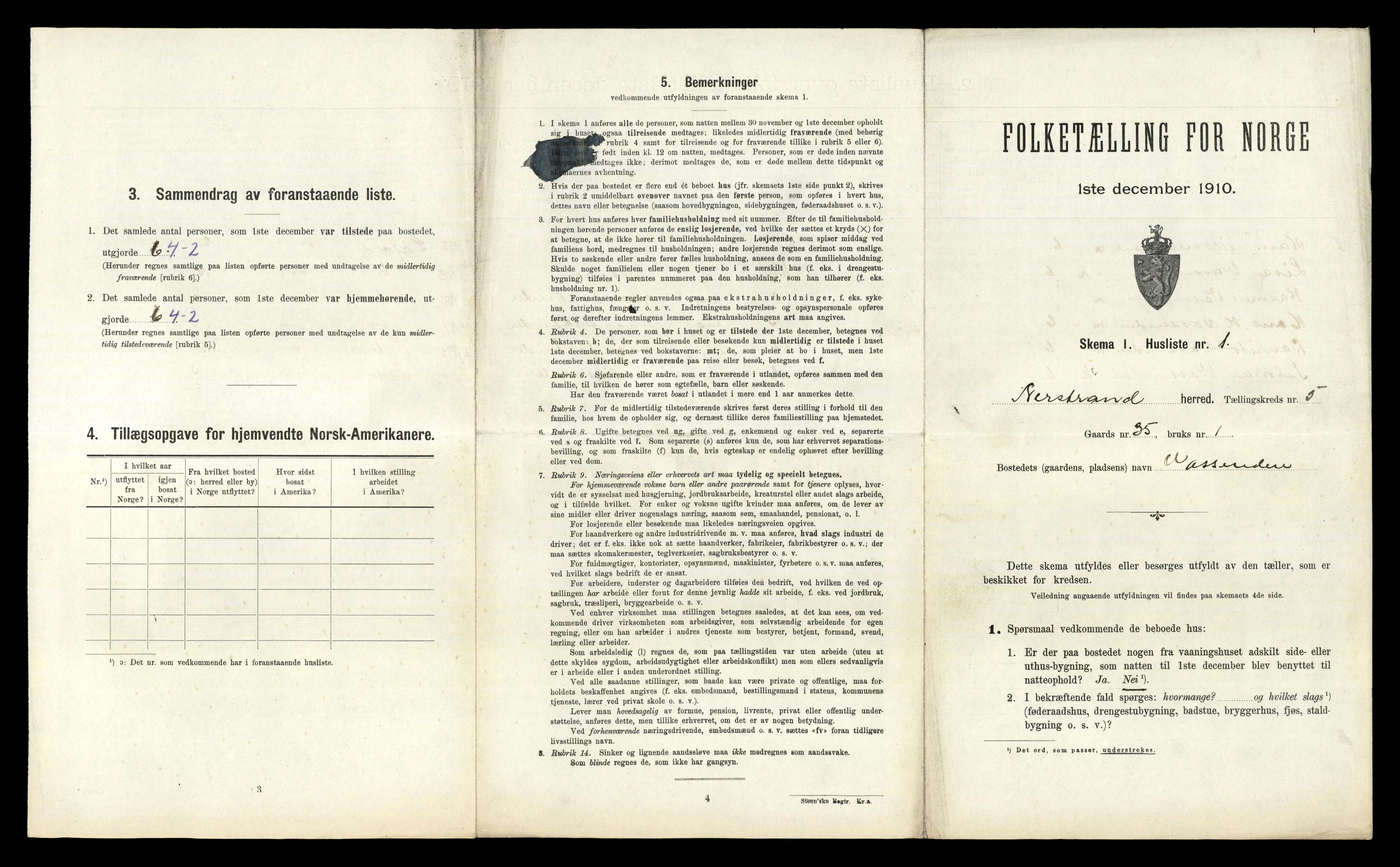 RA, Folketelling 1910 for 1139 Nedstrand herred, 1910, s. 353