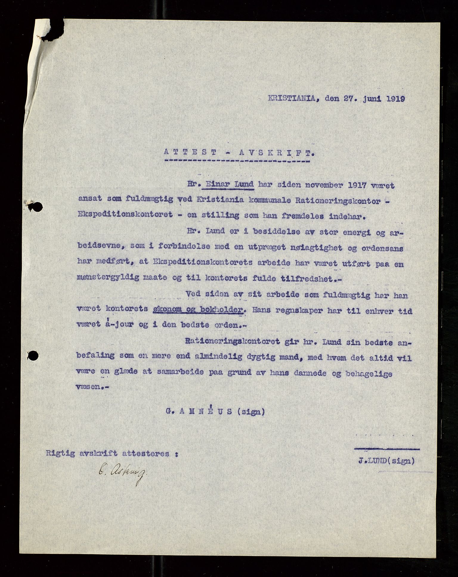 Pa 1521 - A/S Norske Shell, SAST/A-101915/E/Ea/Eaa/L0007: Sjefskorrespondanse, 1919, s. 505